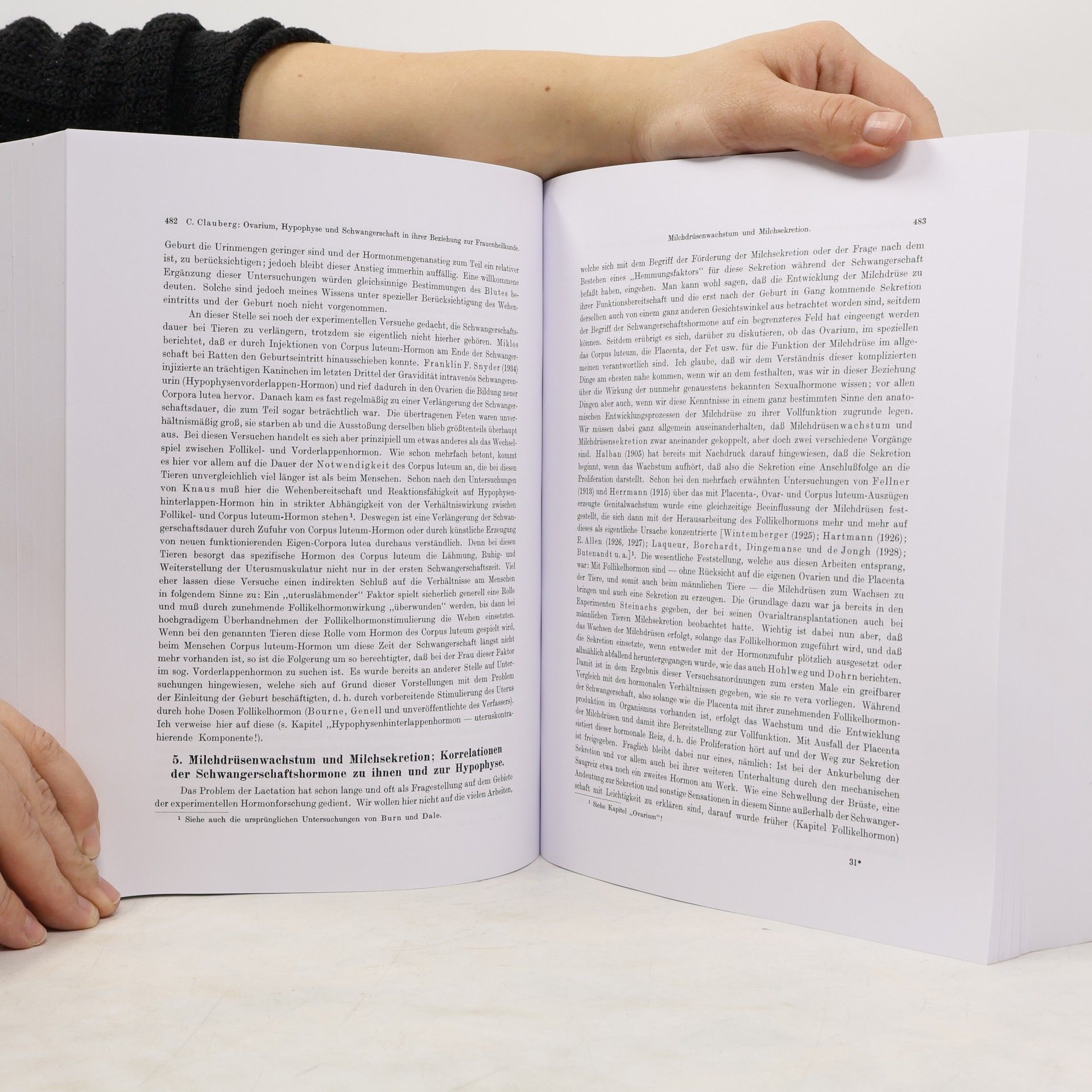 W. Berblinger Handbuch der Gynäkologie - 9: Die Bedeutung der inneren Sekretion für die Frauenheilkunde