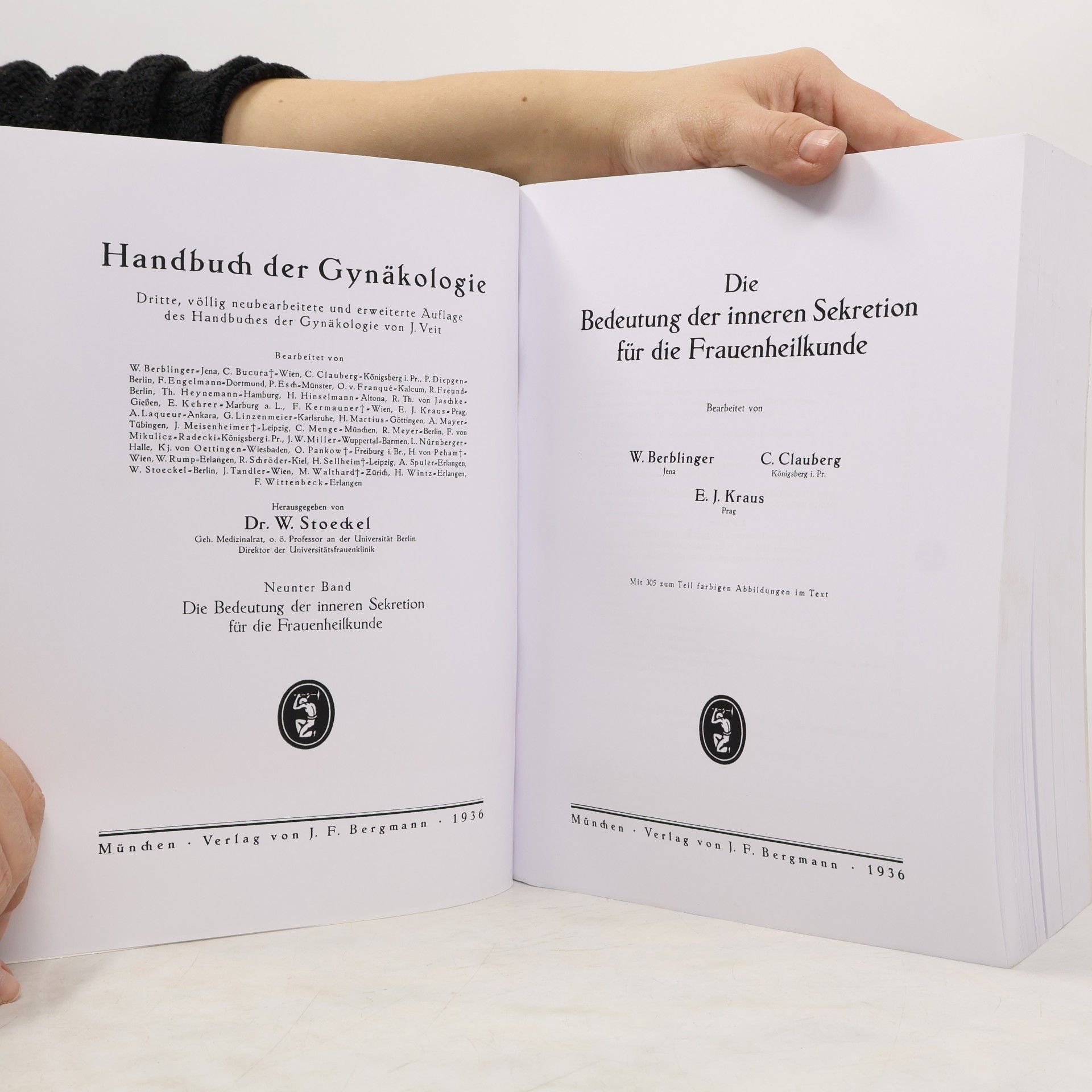W. Berblinger Handbuch der Gynäkologie - 9: Die Bedeutung der inneren Sekretion für die Frauenheilkunde