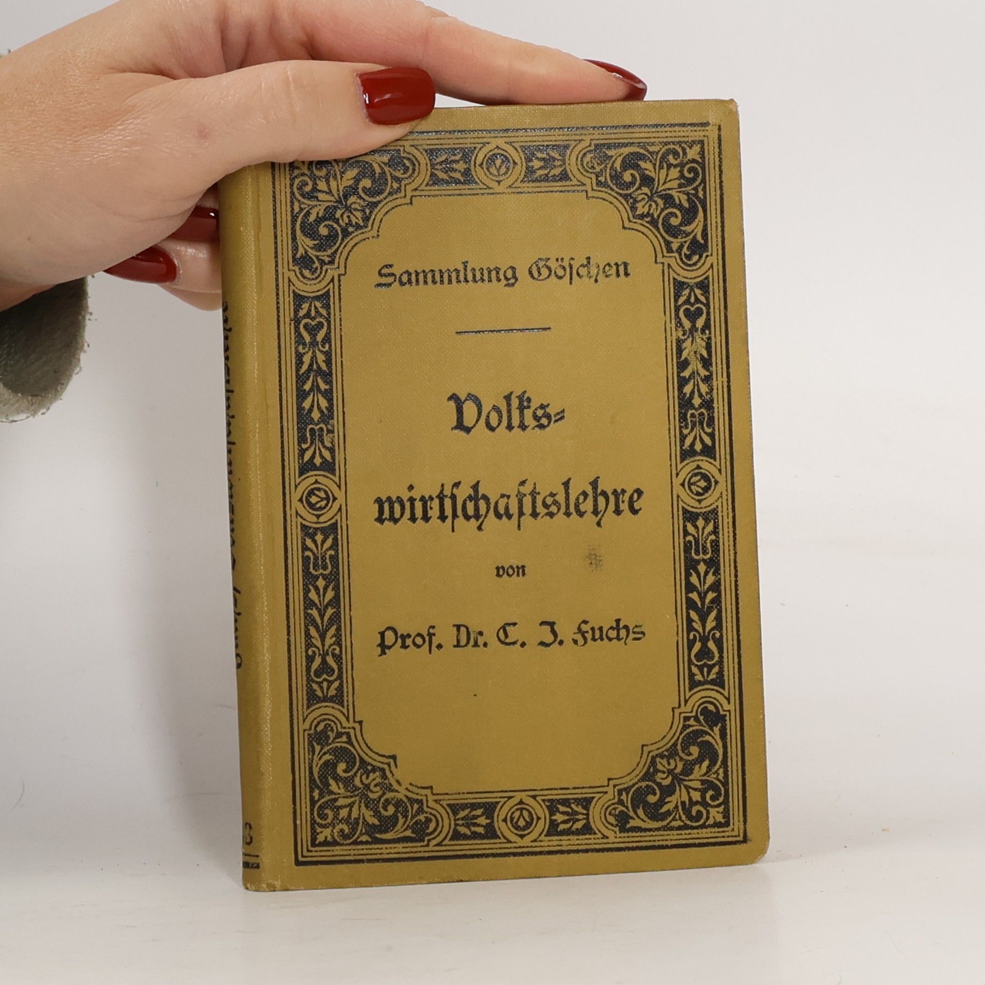 Karl Johannes Fuchs Volkswirtschaftslehre