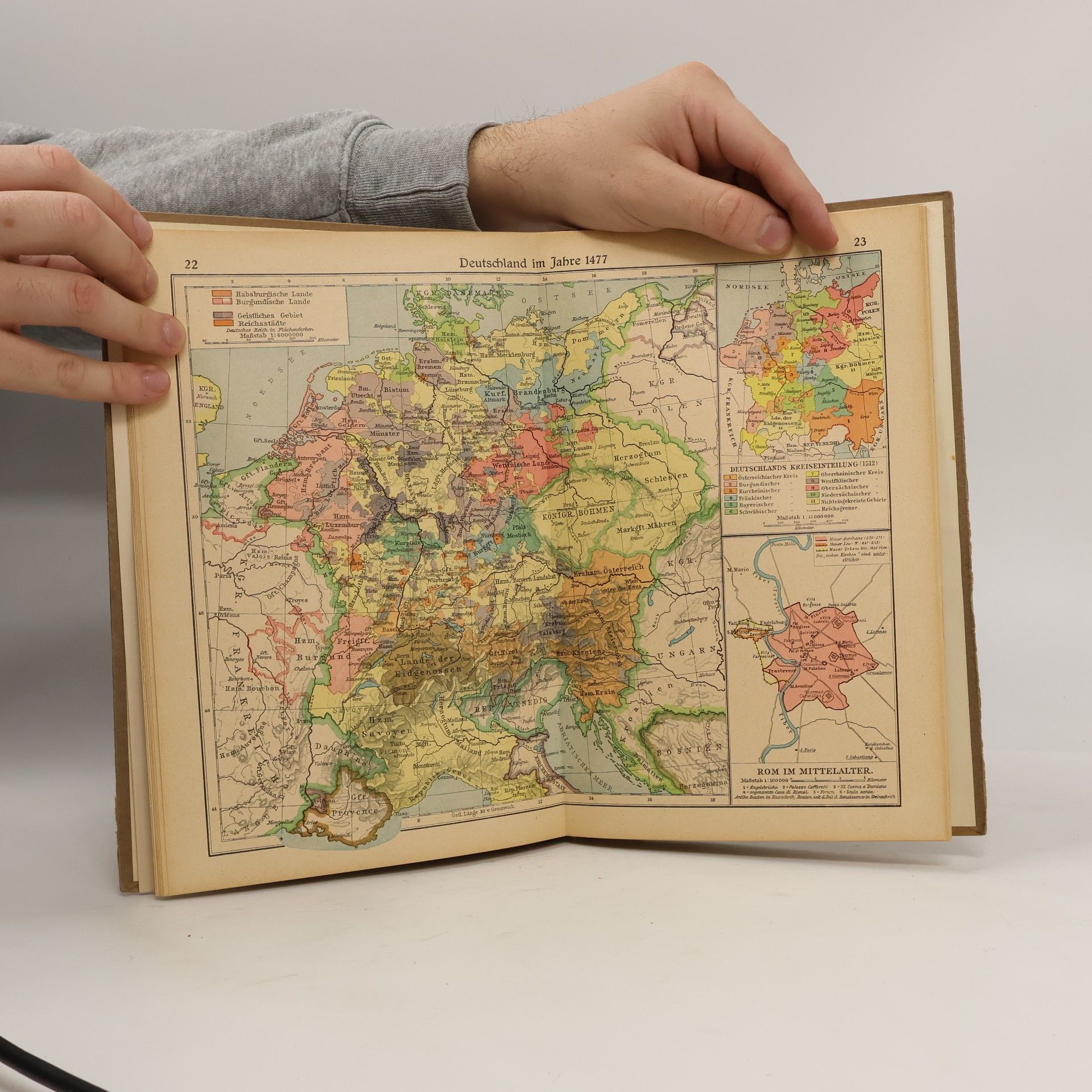Ernst Schwabe Historischer Schul-Atlas