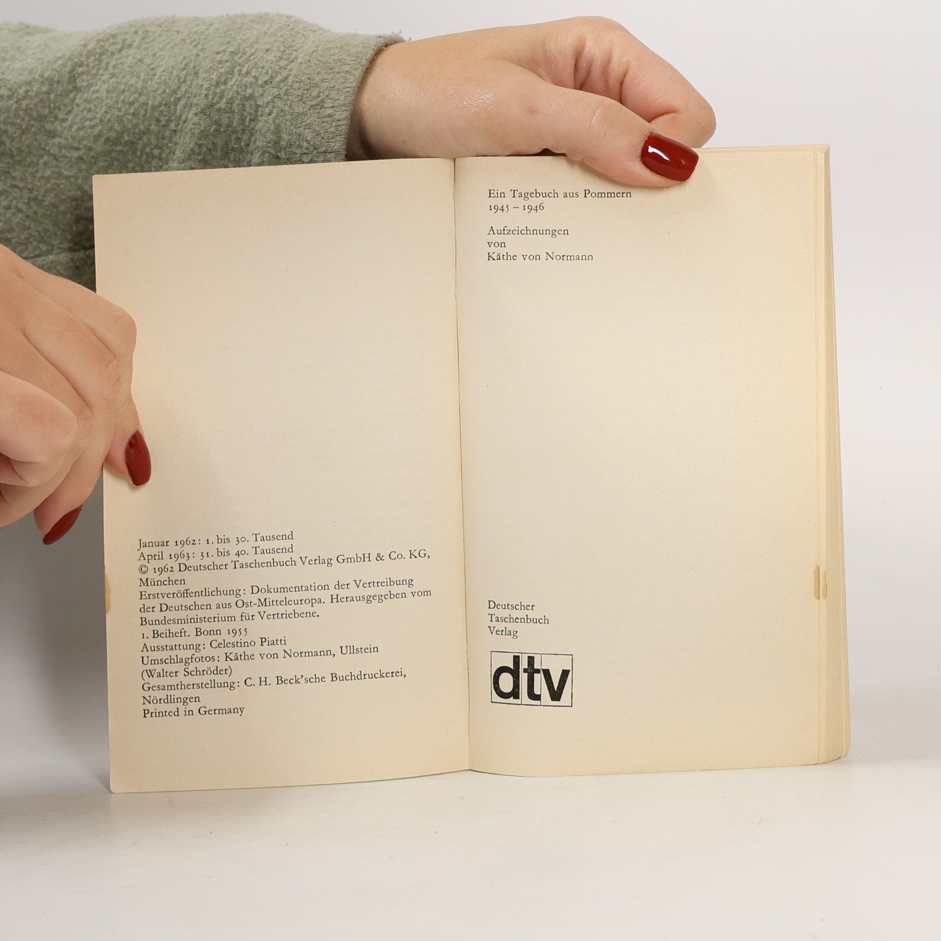 Käthe von Normann Tagebuch aus Pommern 1945/46