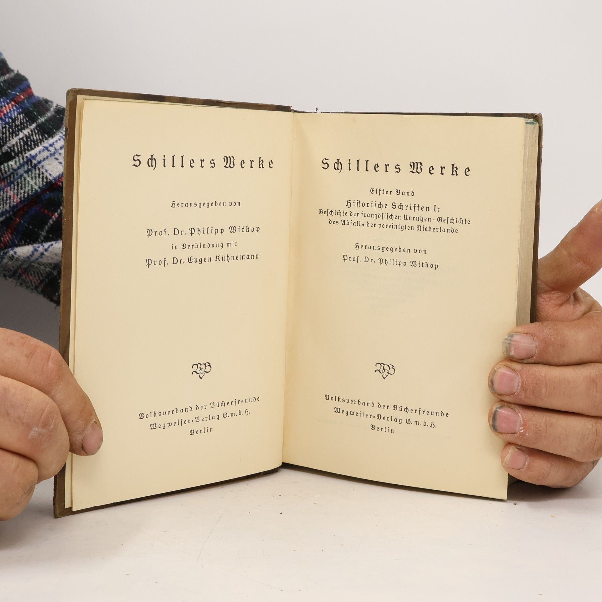 Friedrich Schiller Schillers Werke. Band 11-12