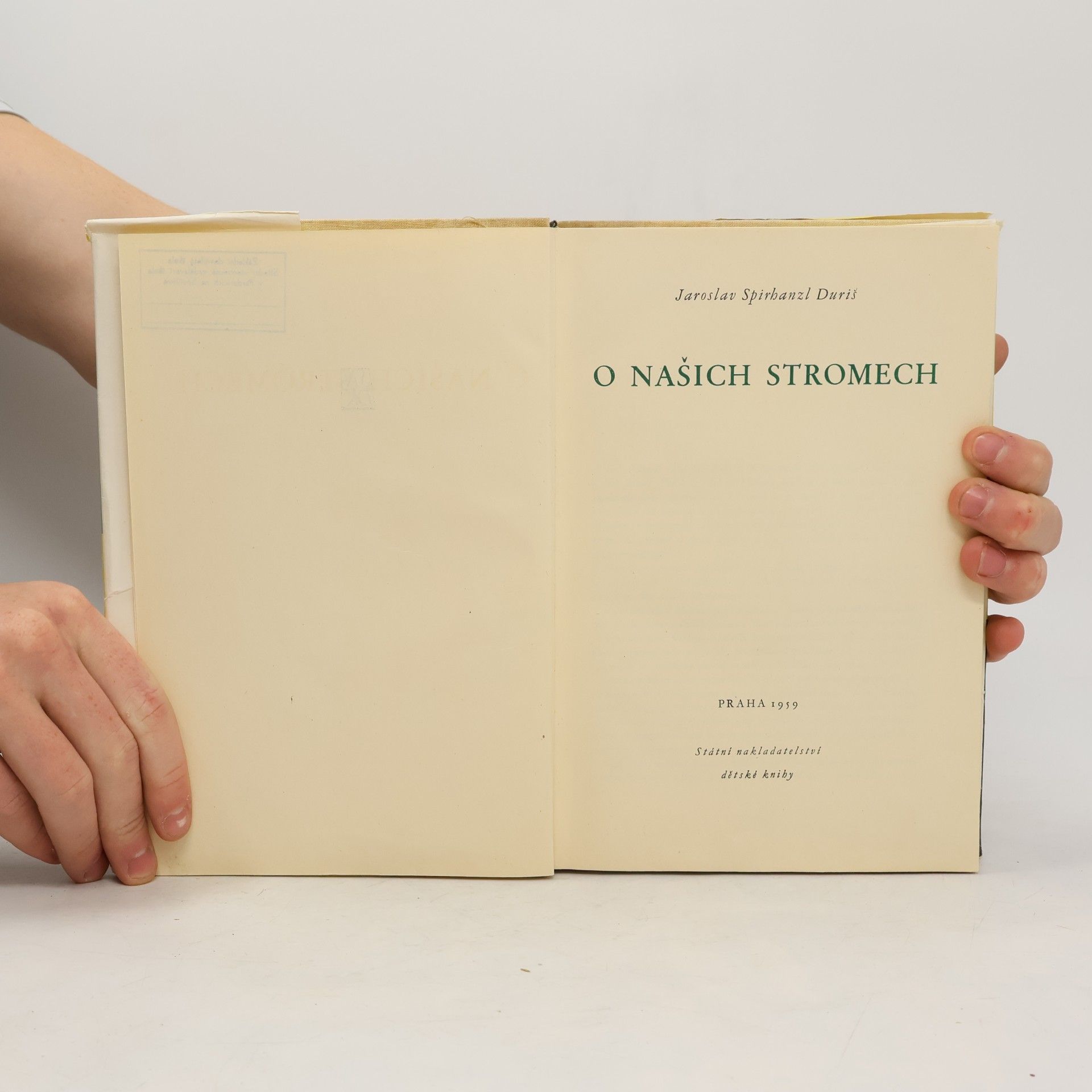 Jaroslav Spirhanzl Duriš O našich stromech