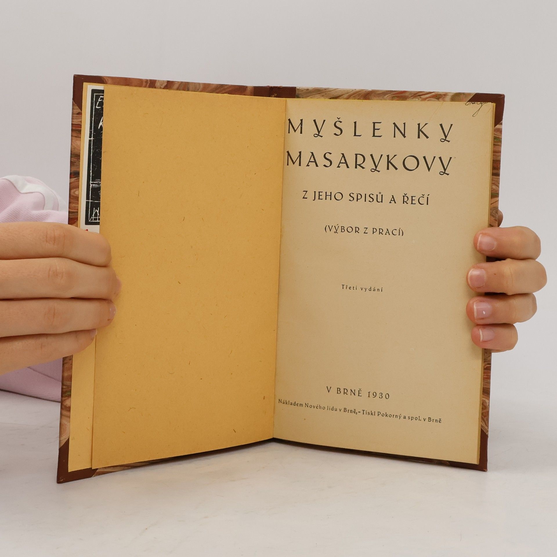 Masaryk T. G. T.G.M. Myšlenky Masarykovy