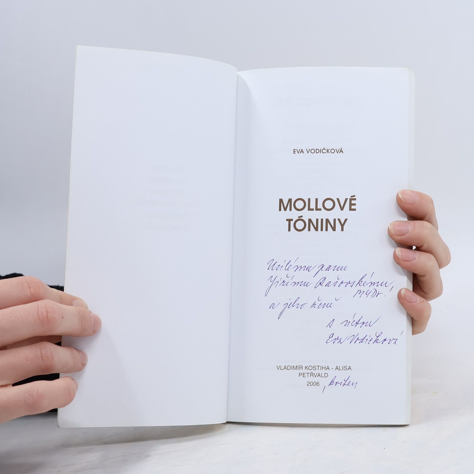 Eva Vodičková Mollové tóniny