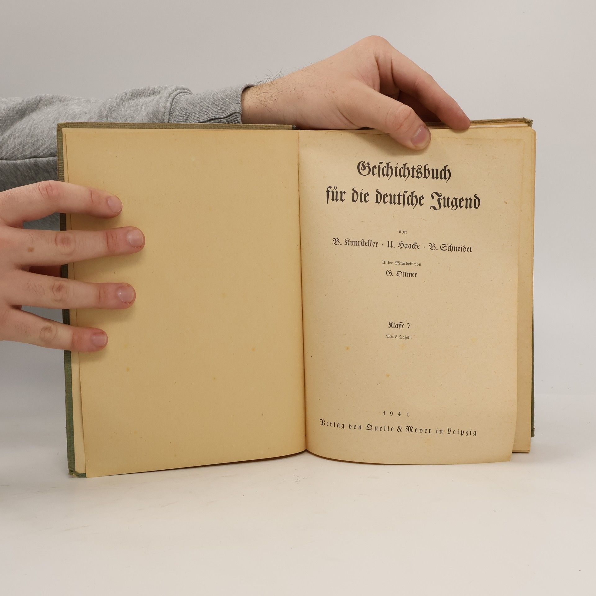 B. Kumsteller Geschichtsbuch für die deutsche Jugend. Klasse 7