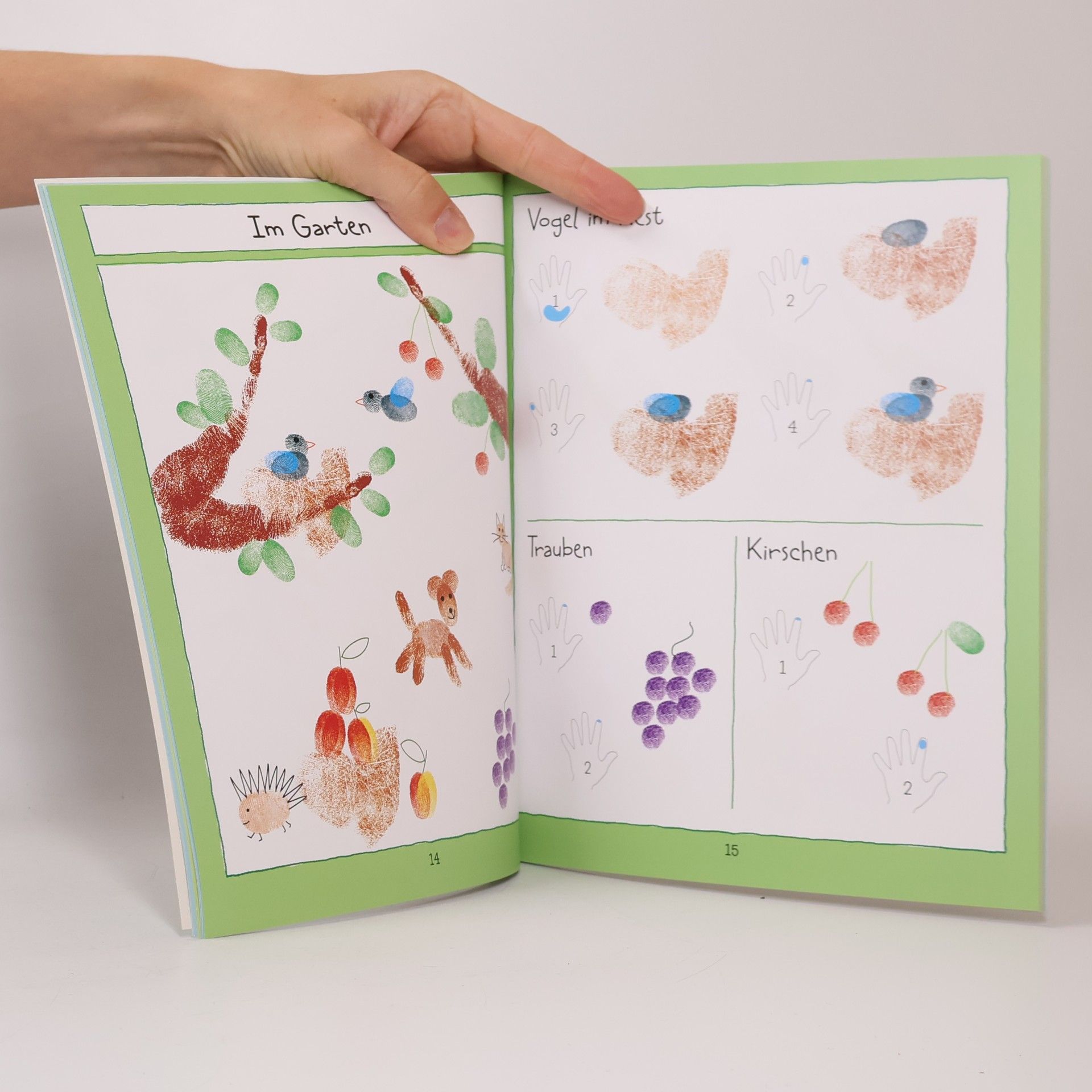 Birgit Elisabeth Holzapfel Mein Fingerabdruck-Stempelbuch: Für Kindergartenkinder