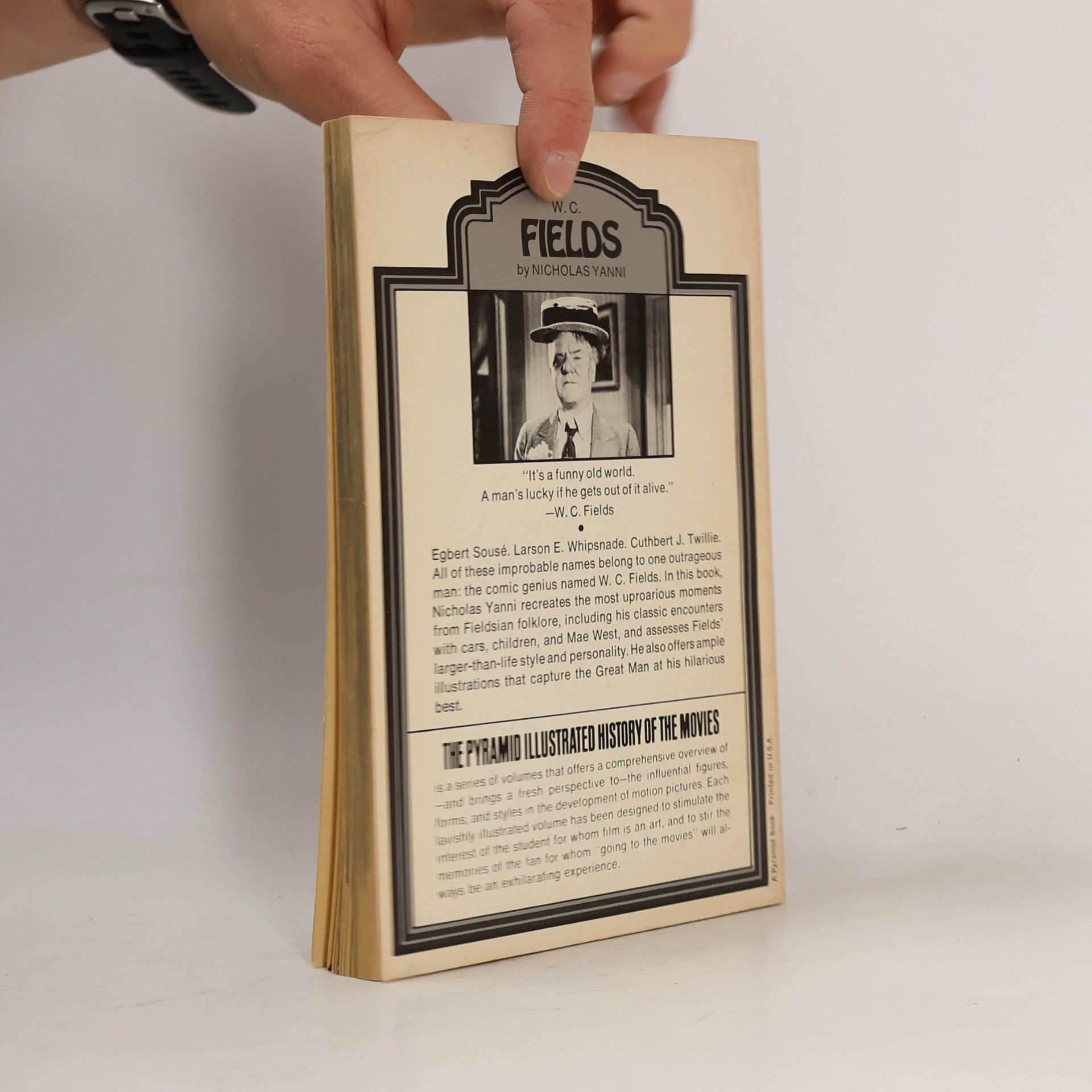 Nicholas Yanni W. C. Fields Pyramid Illustrated History of the Movies