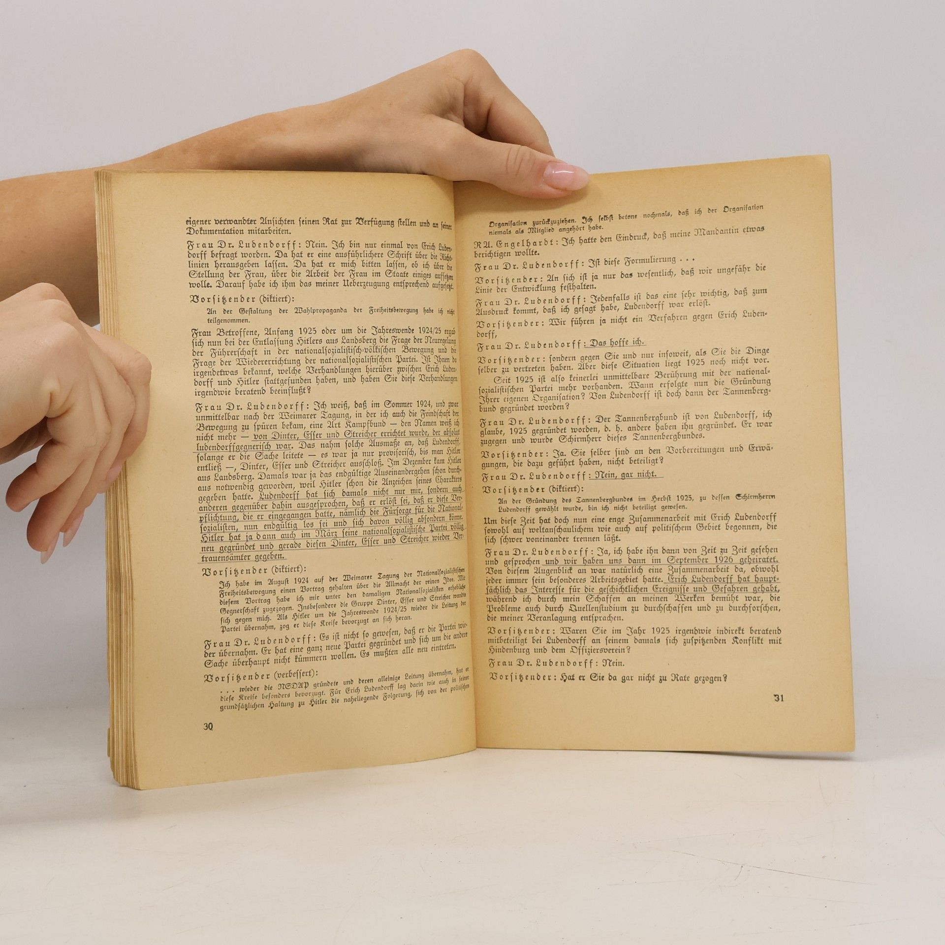 Autorenkollektiv Spruchkammer-Verfahren gegen Frau Dr. Ludendorff