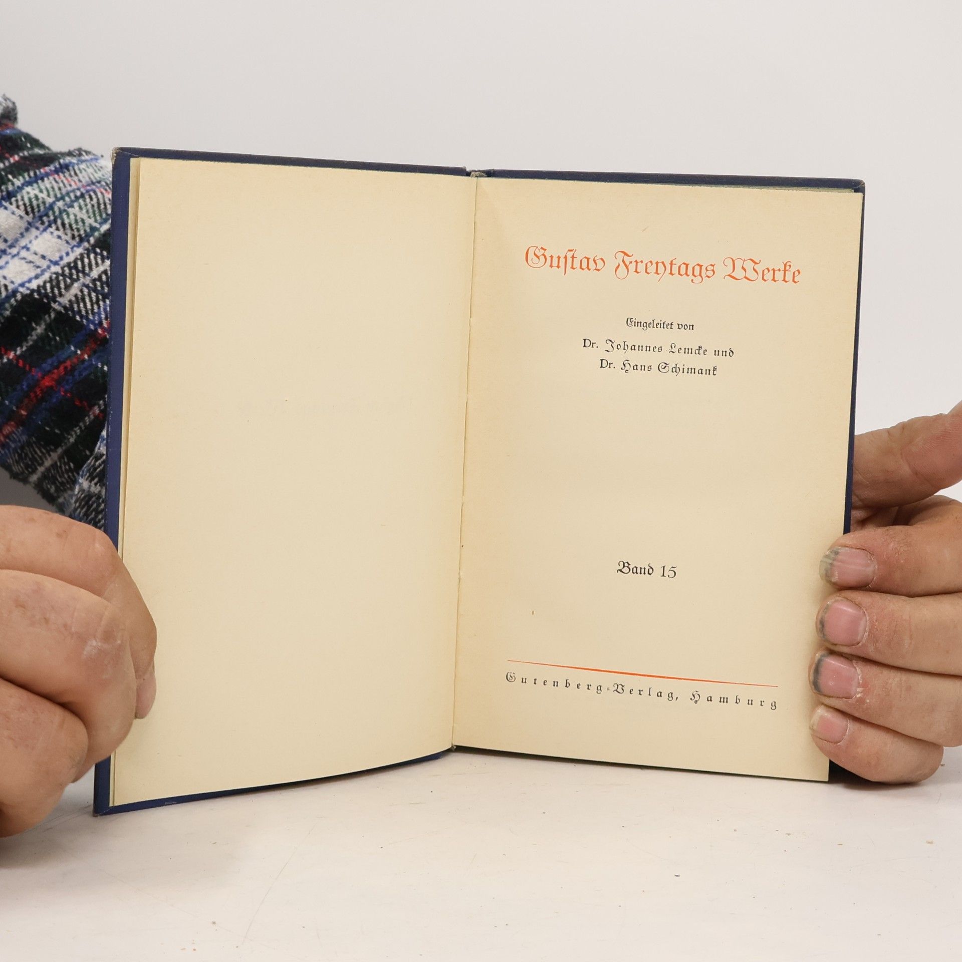 Gustav Freytag Gustav Freytags Werke: Die verlorene Handschrift