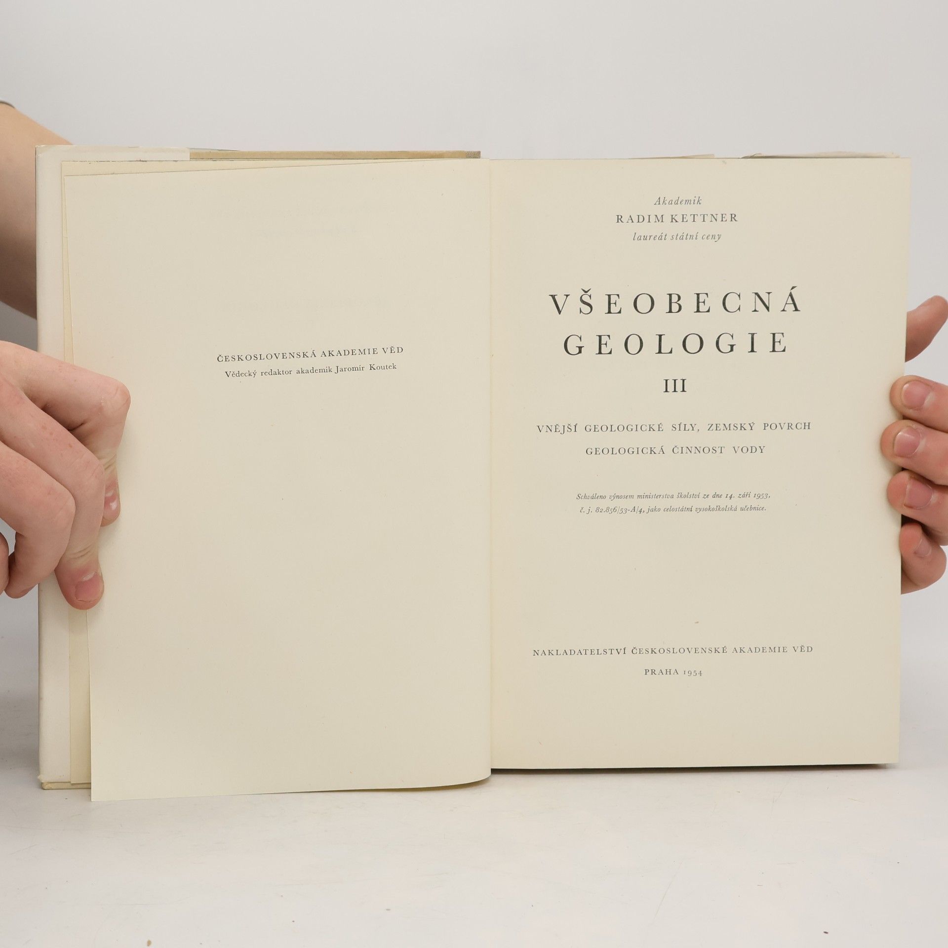 Radim Kettner Všeobecná geologie III