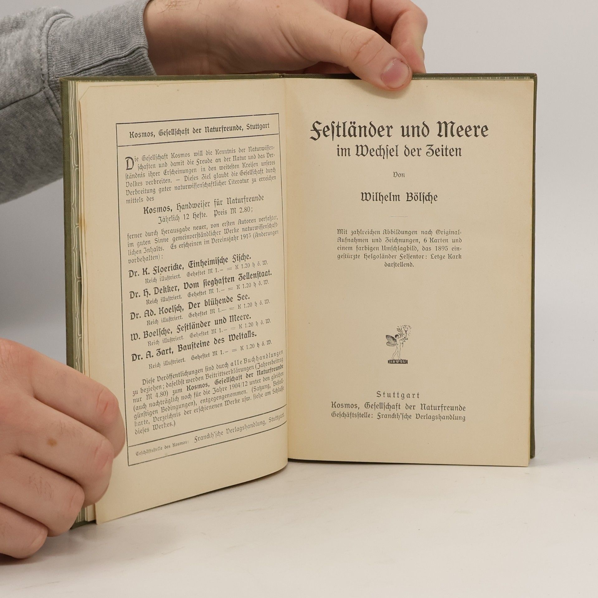Wilhelm Bölsche Festländer und Meere im Wechsel der Zeiten