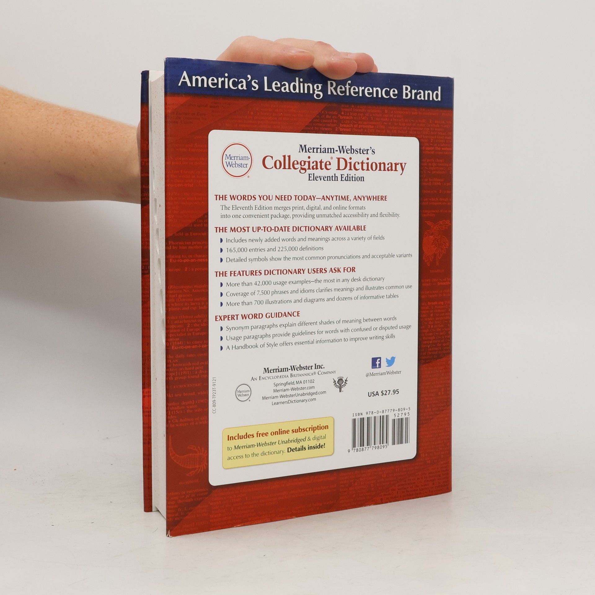 Inc MerriamWebster Merriam-Webster's collegiate dictionary.