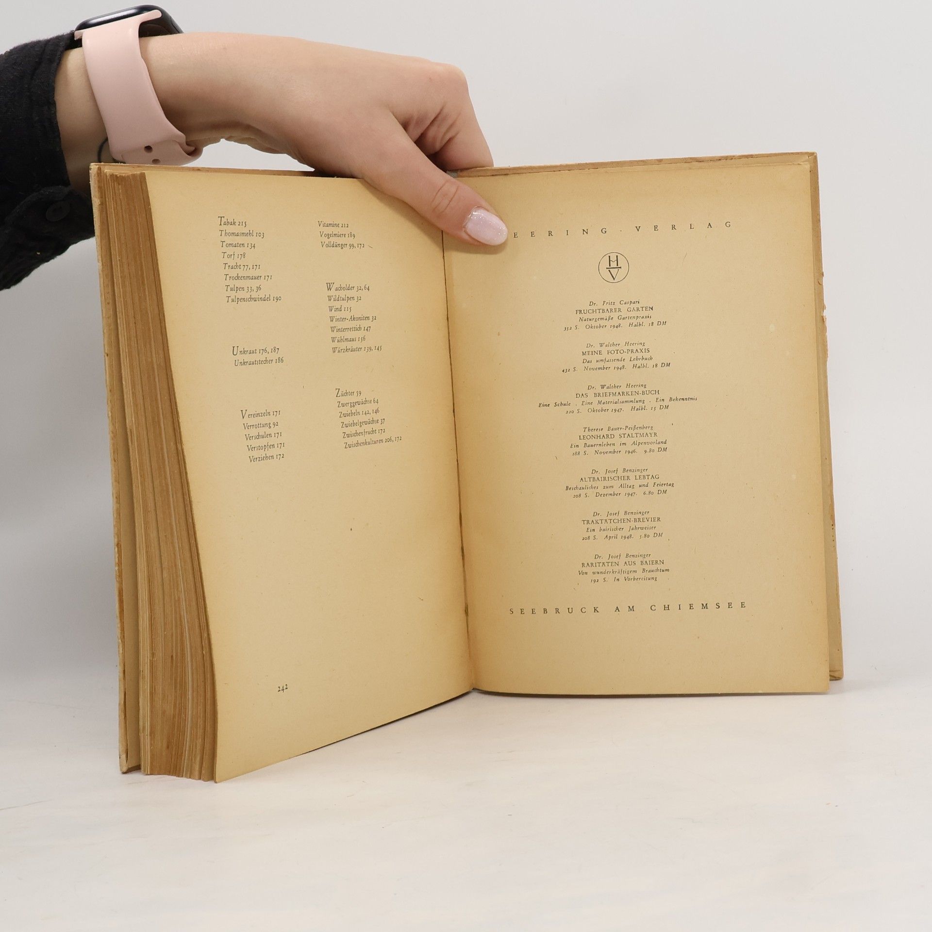 Hans Windisch Das kleine Gartenbuch