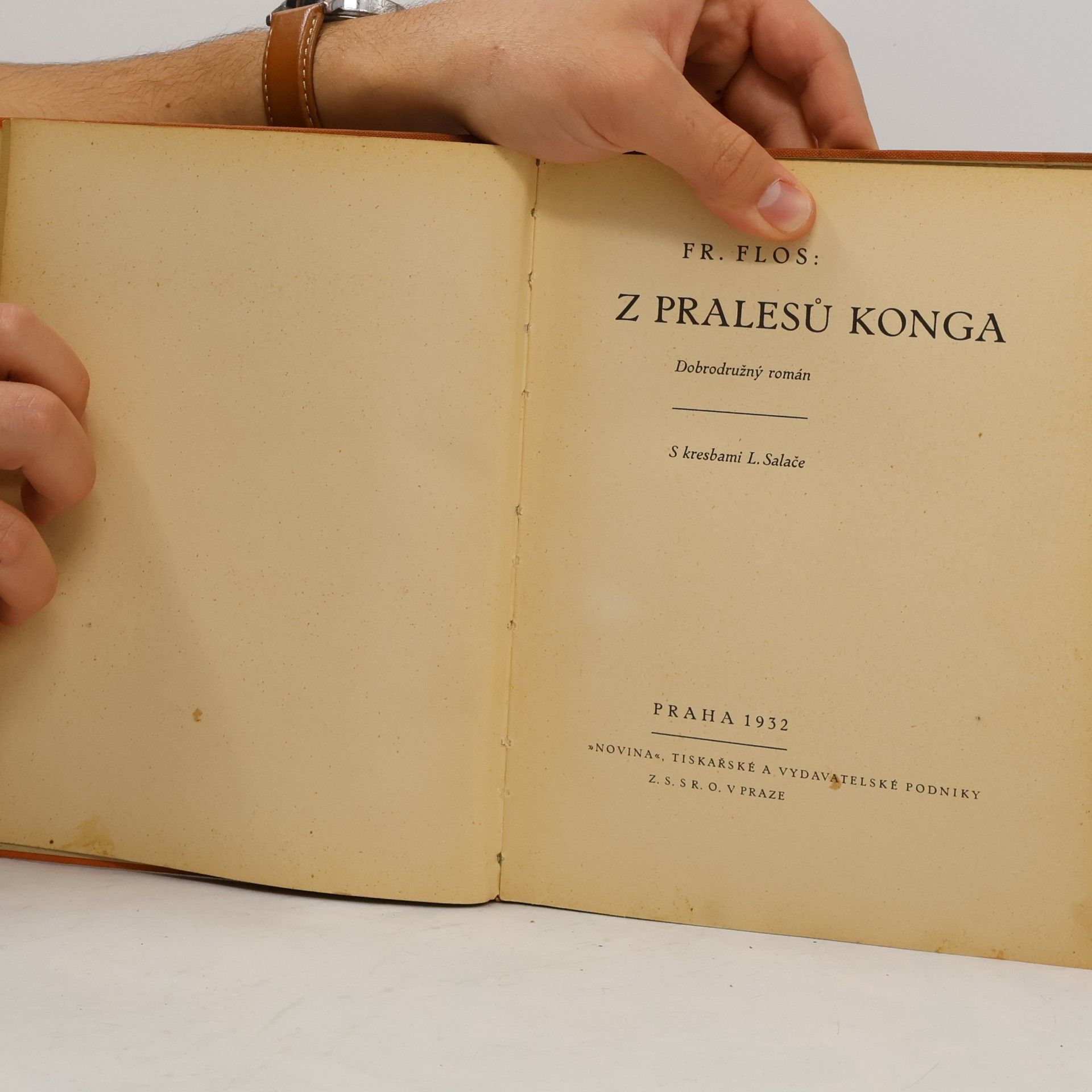 František Flos Z pralesů Konga : dobrodružný román