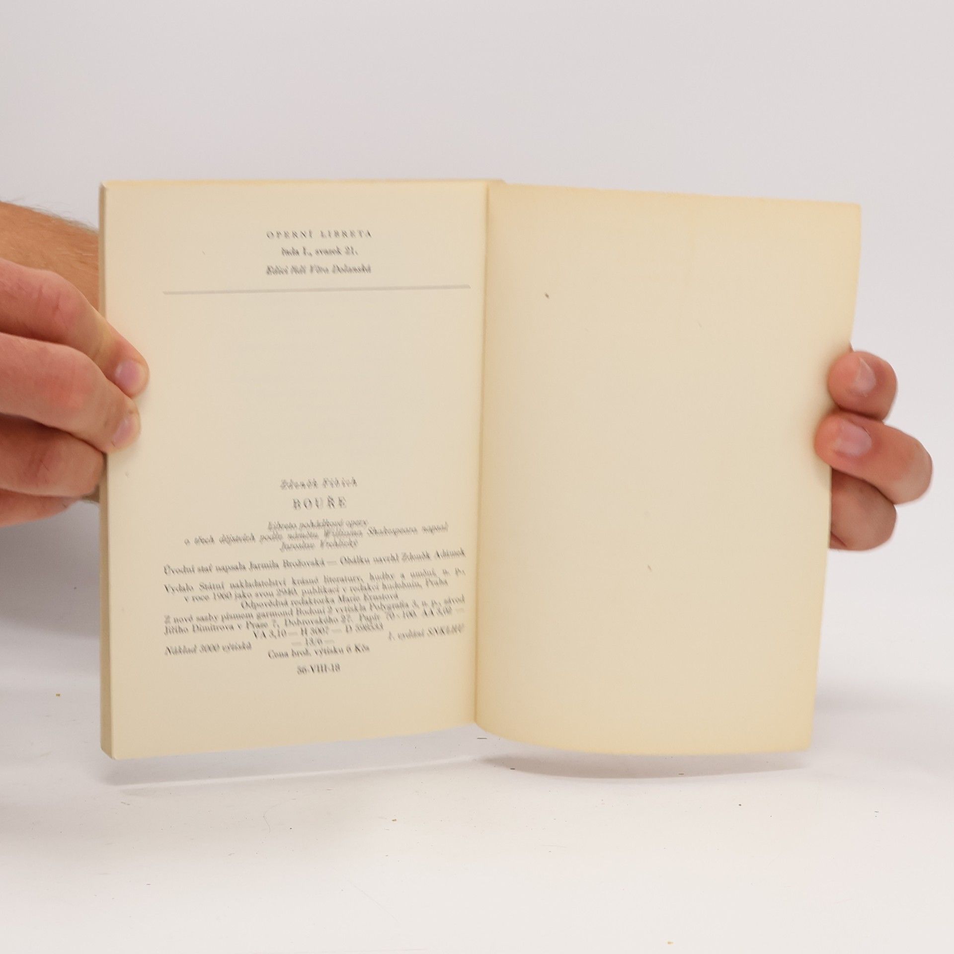 Zdeněk Fibich Operní libreta 1-21
