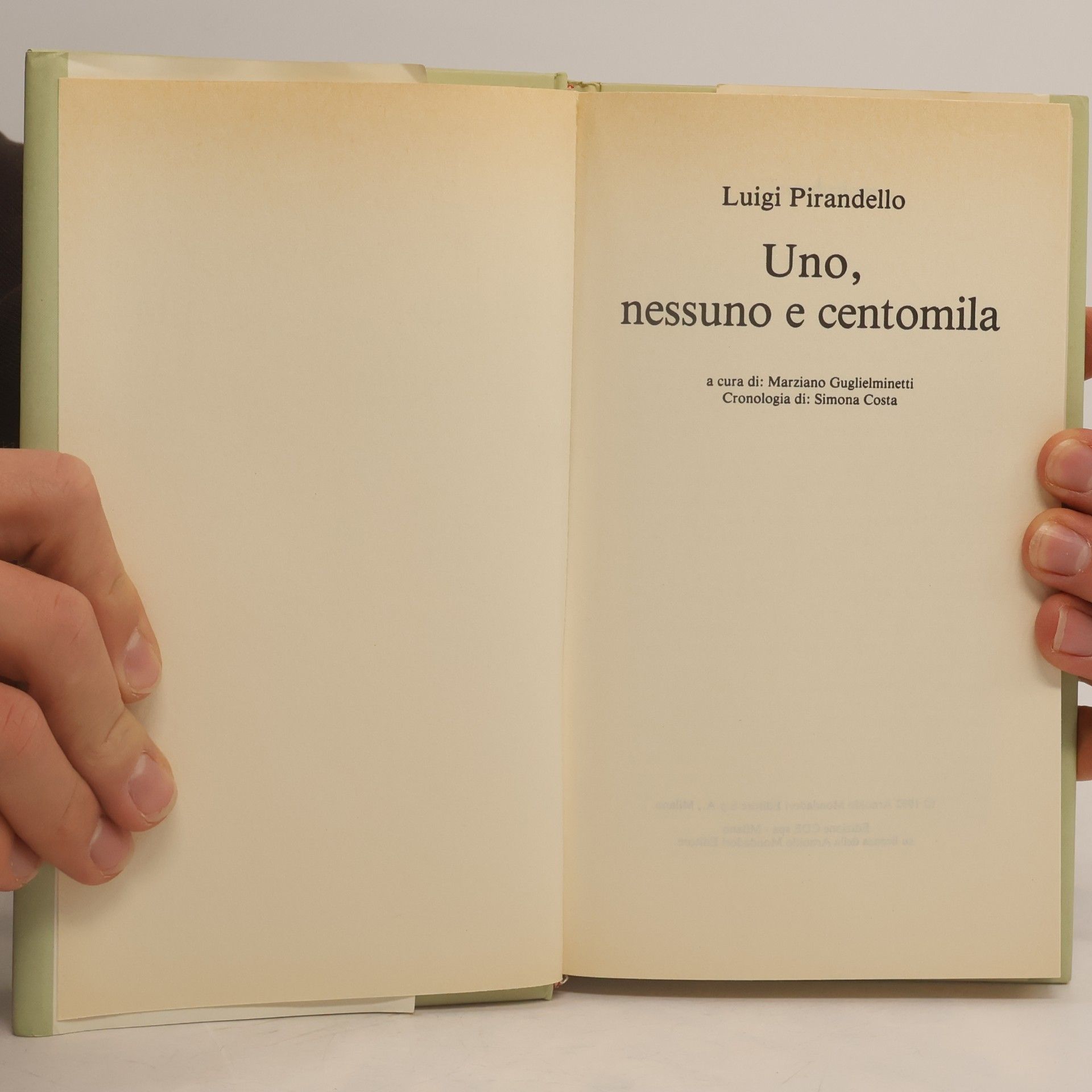 Luigi Pirandello Uno, nessuno centomila