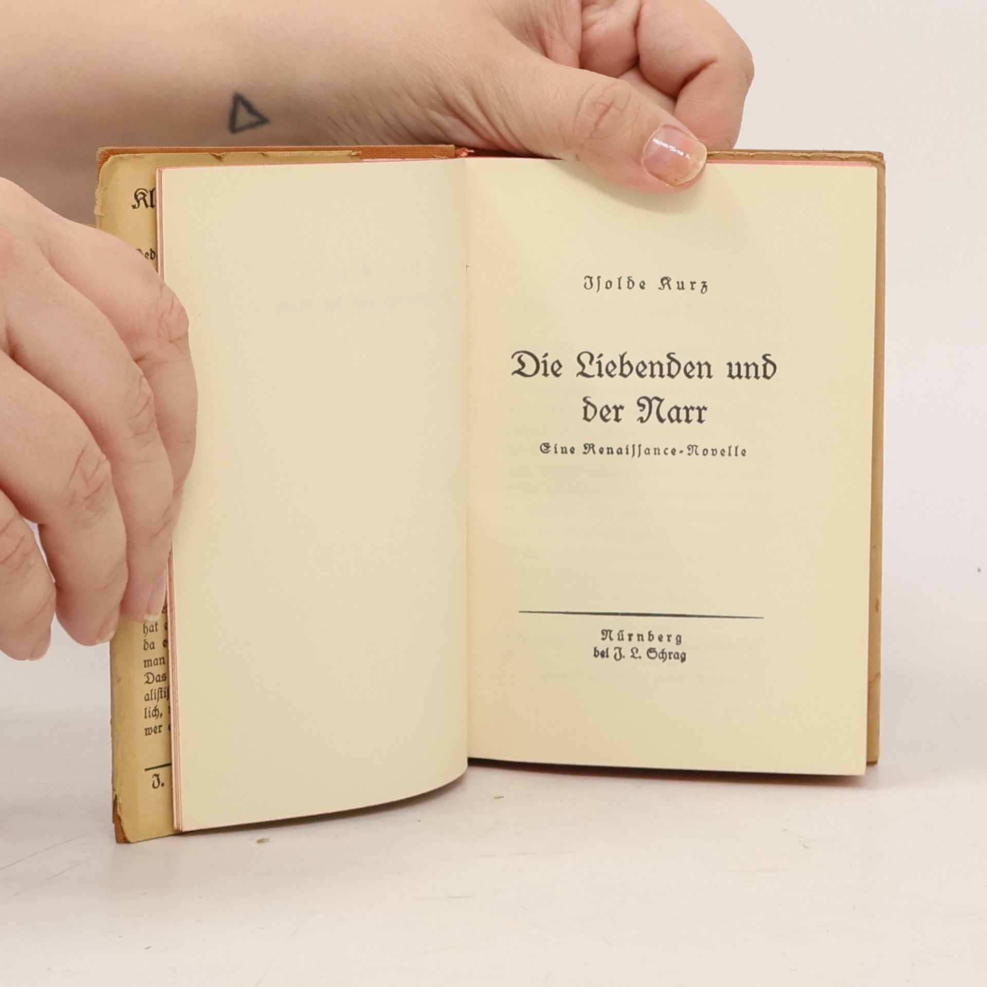 Isolde Kurz Die Liebenden Und der Narr