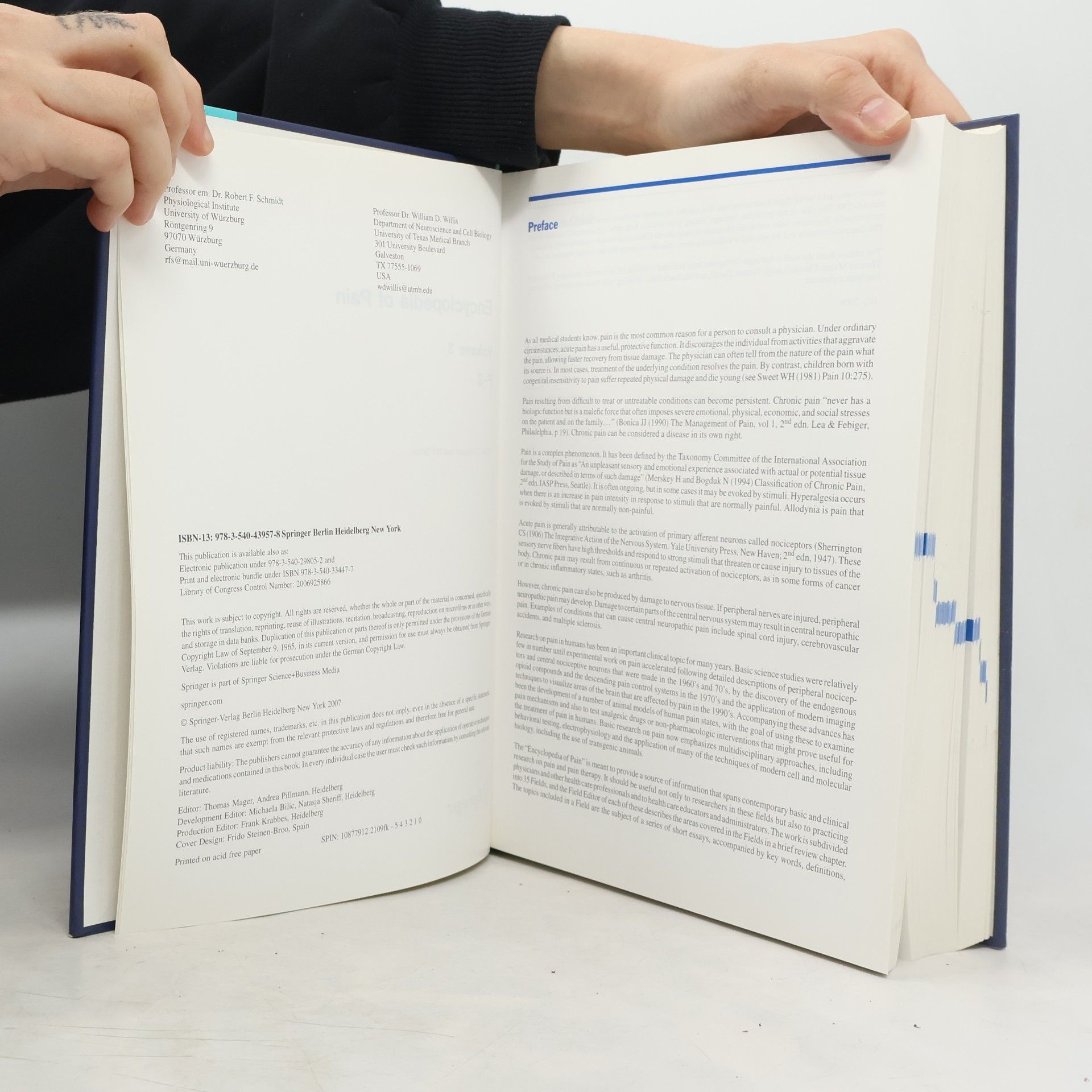 Robert Franz Schmidt Springer Reference - 2 H-O: Encyclopedia of Pain