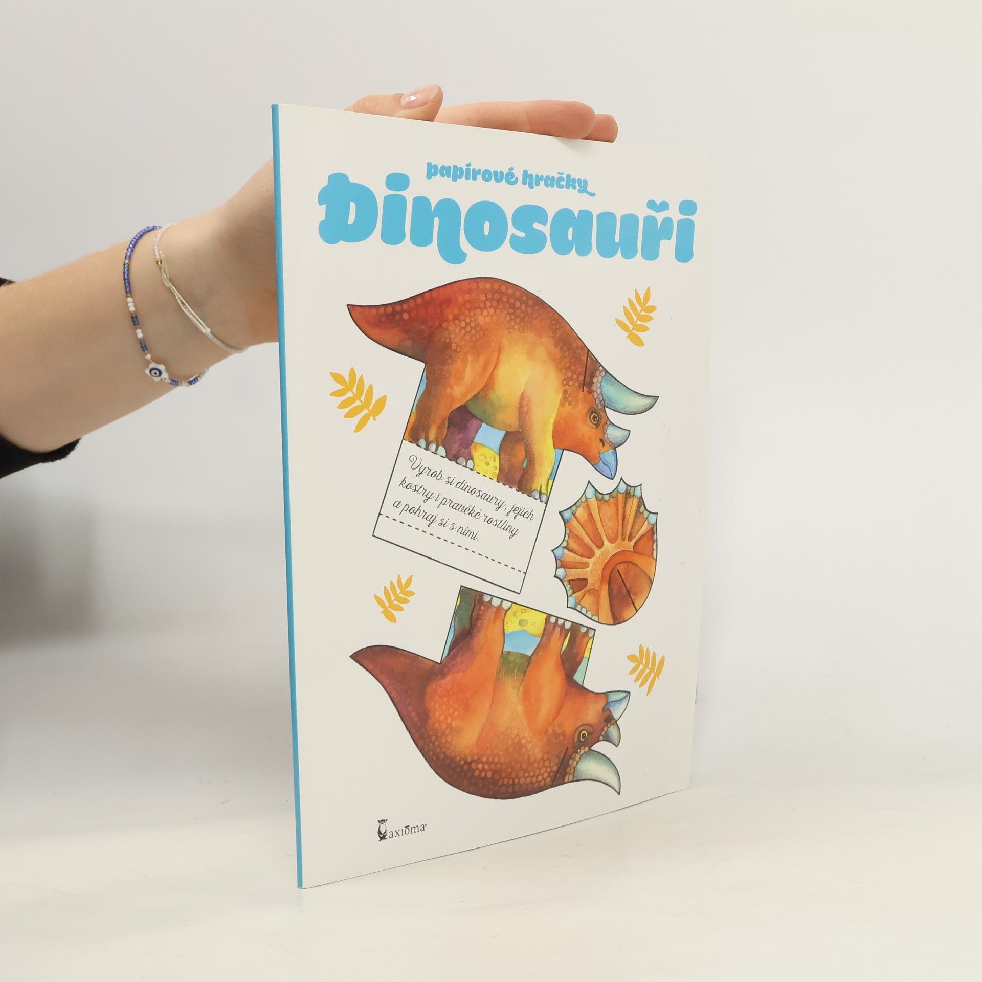 Andrea Popprová Papírové hračky Dinosauři