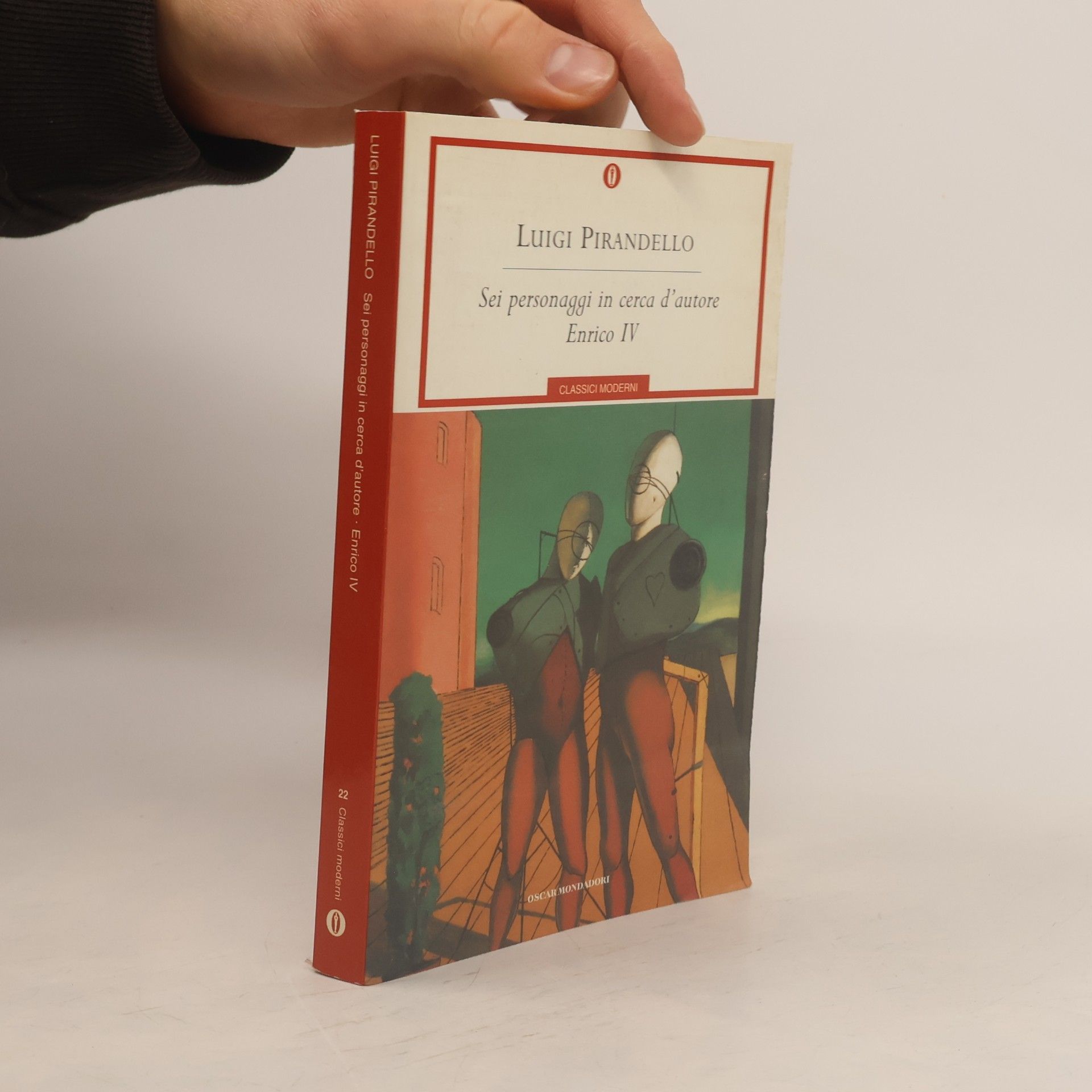 Luigi Pirandello Sei personaggi in cerca d' autore; Enrico IV.. Sechs Personen suchen einen Autor; Heinrich IV., italien. Ausgabe