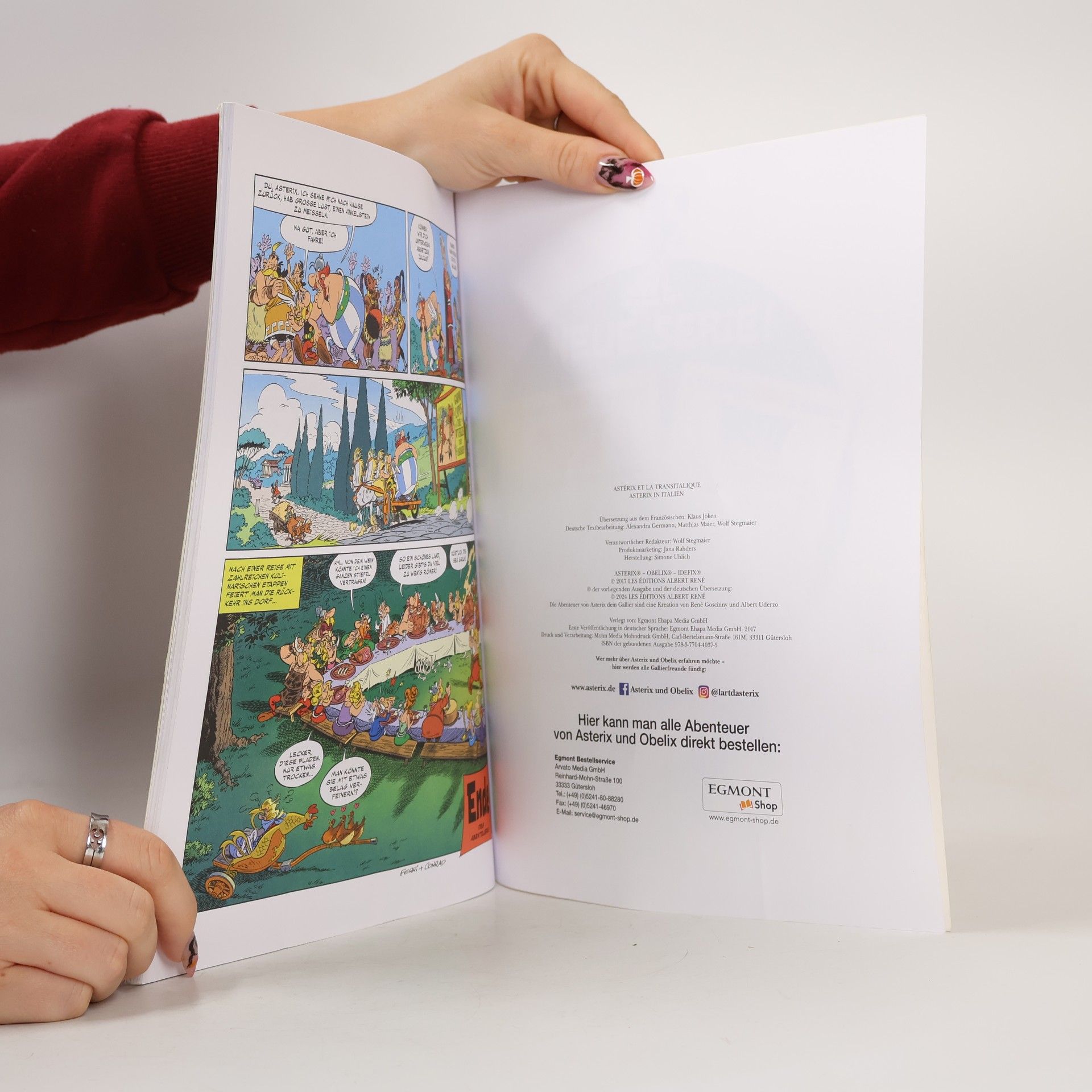 Jean-Yves Ferri Asterix in Italien, Band 37