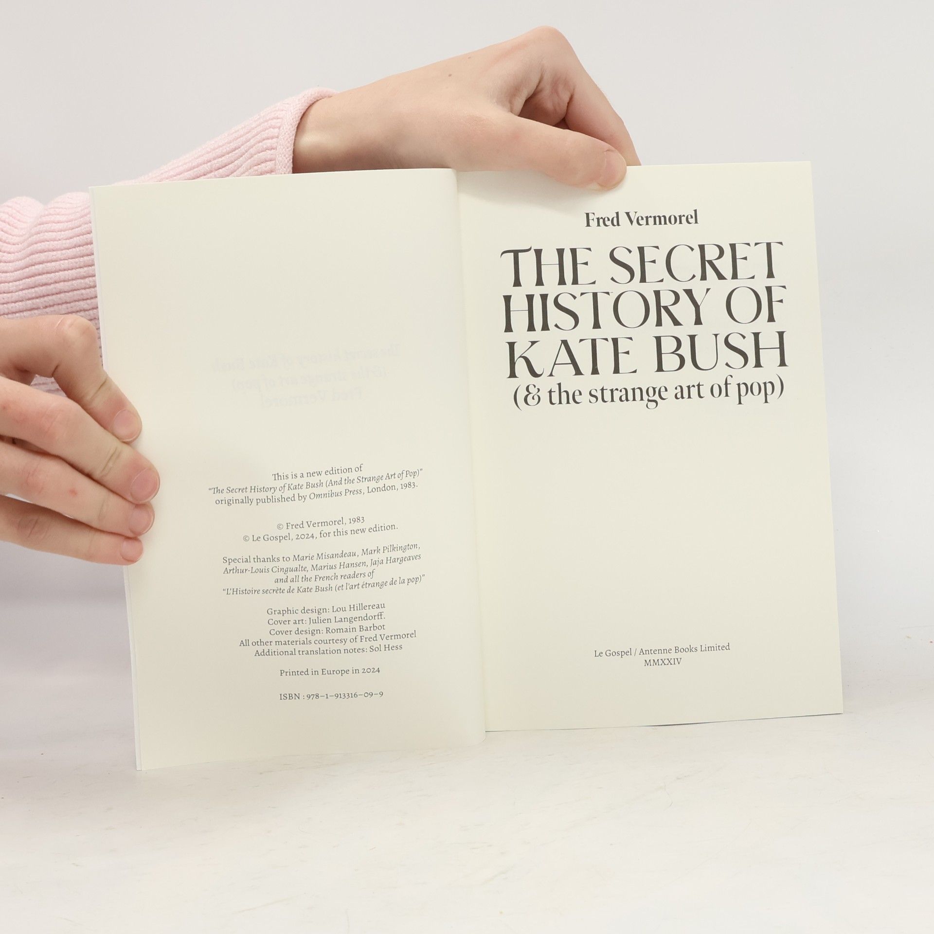 Fred Vermorel The Secret History of Kate Bush (and the Strange Art of Pop)