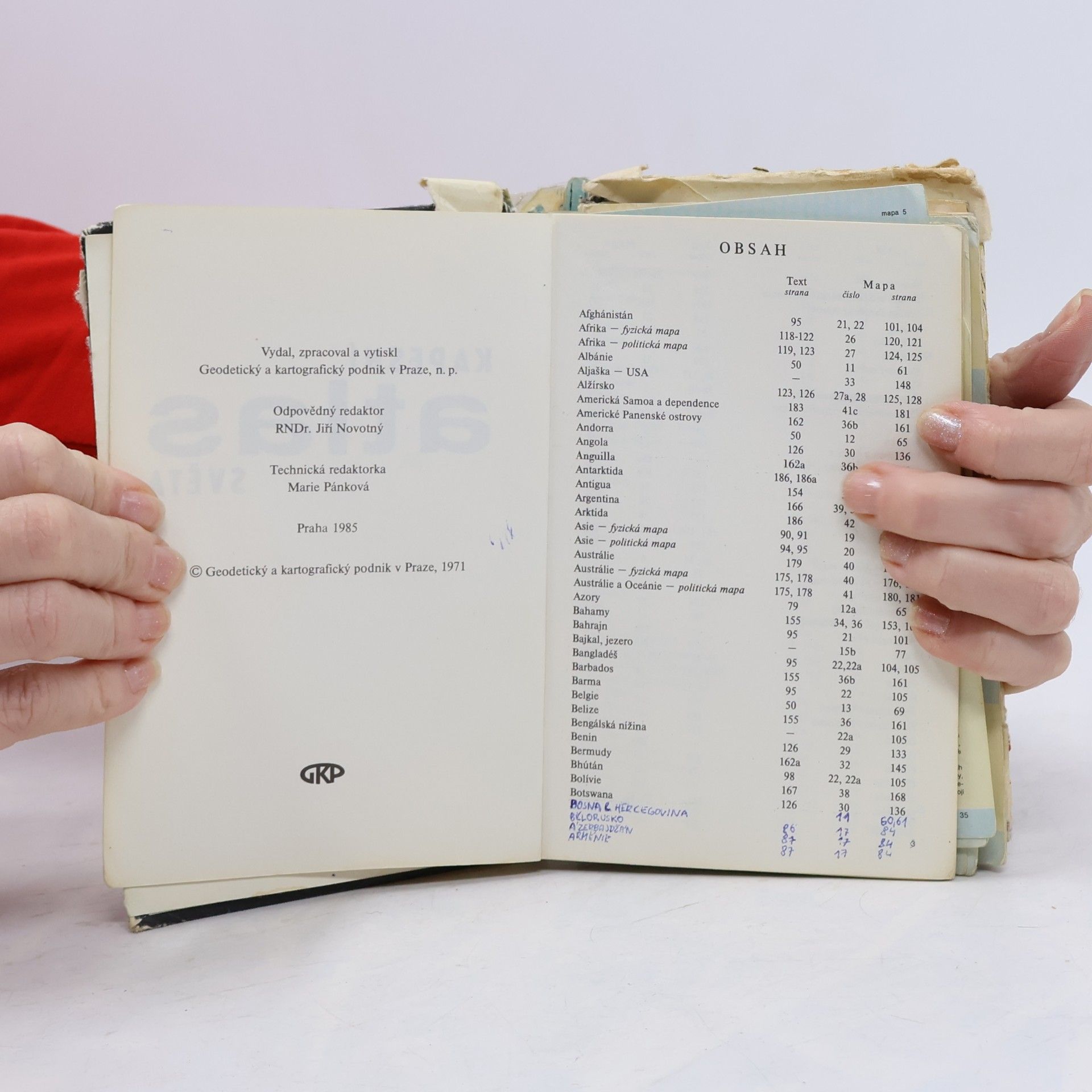 Various authors ATLAS SVĚTA
