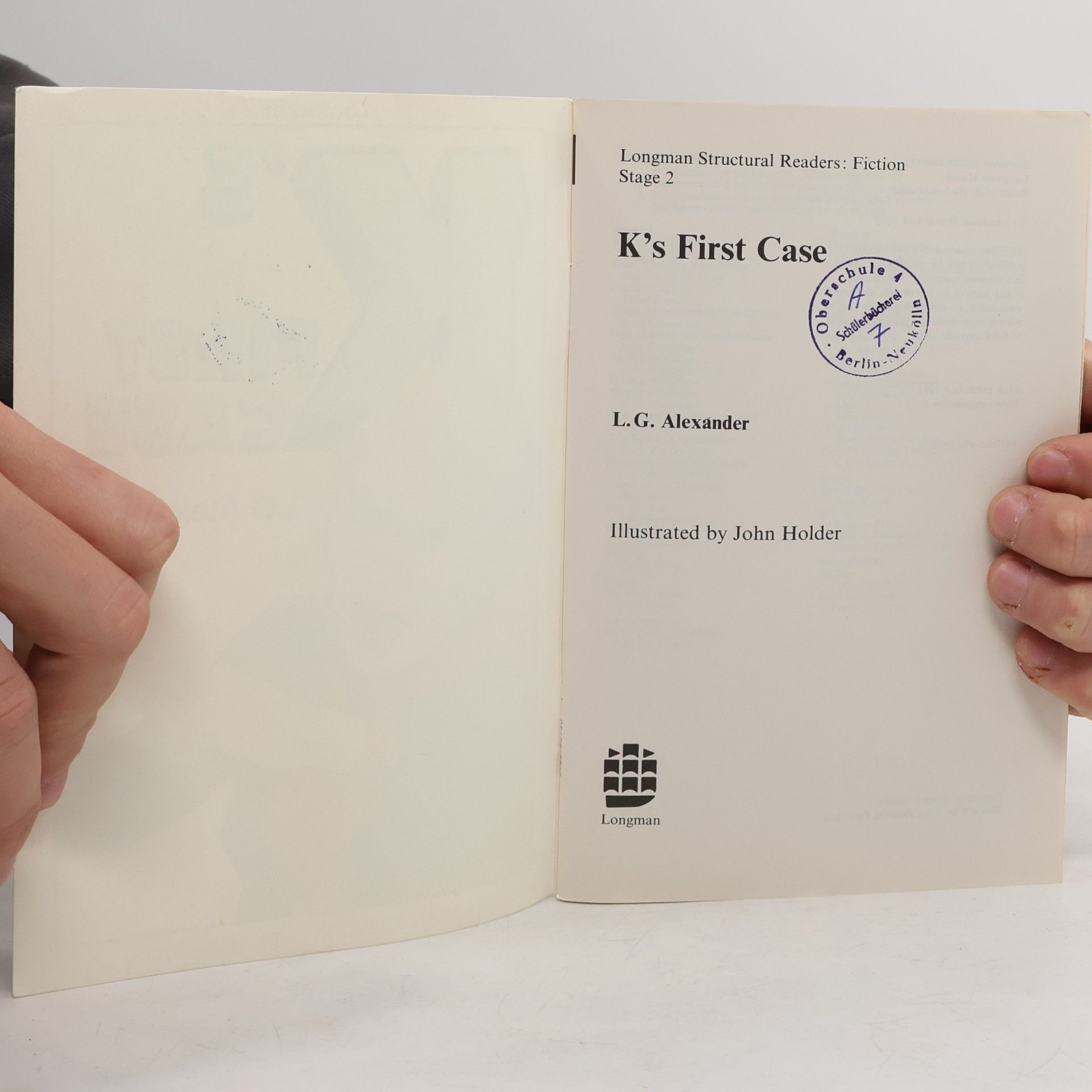 Louis George Alexander K's First Case