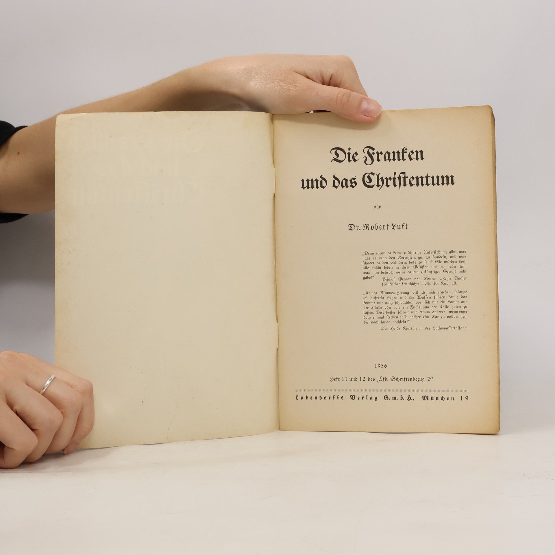 Dr. Robert Luft Die Franken und das Christentum