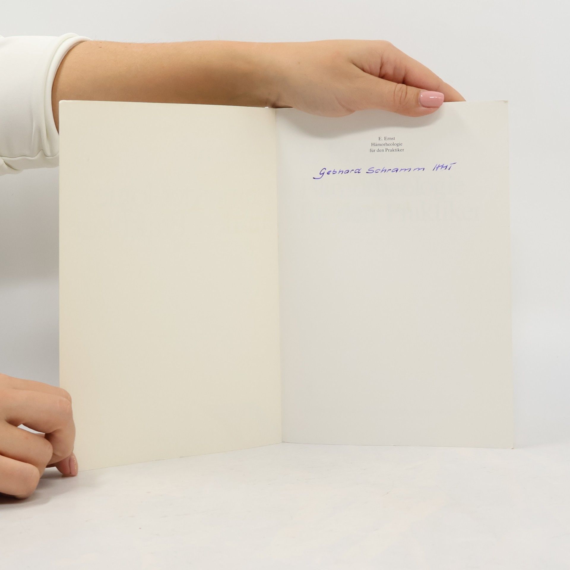Edzard Ernst Hämorheologie für den Praktiker