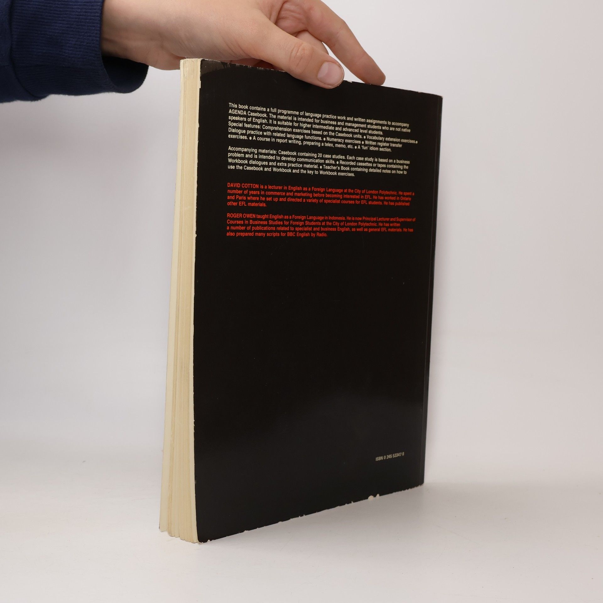 David Cotton Harrap's Language Library: Harrap's Agenda