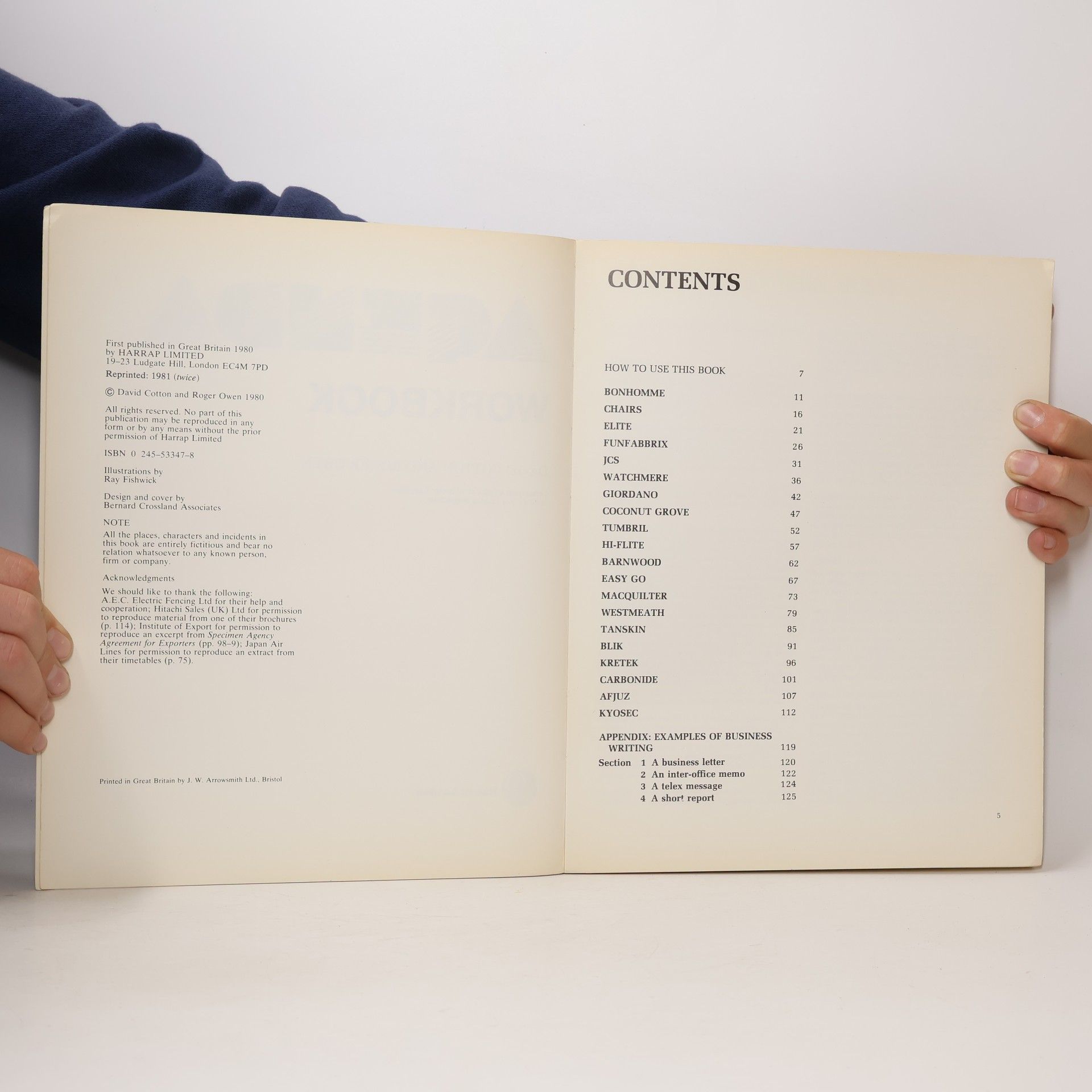 David Cotton Harrap's Language Library: Harrap's Agenda