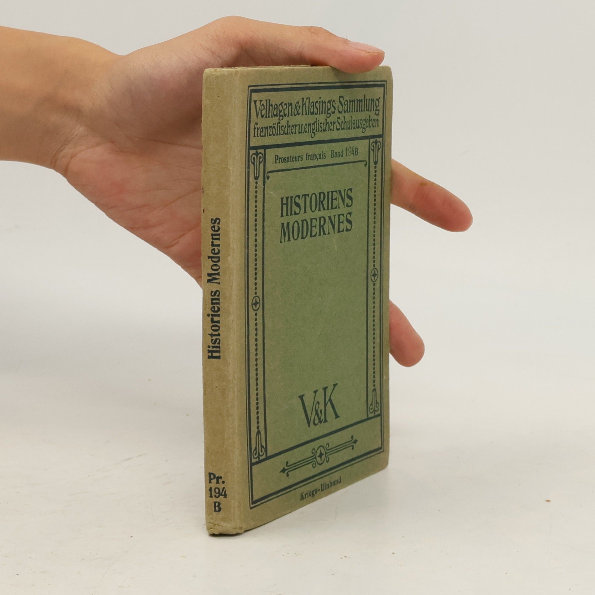 Various authors Historiens modernes