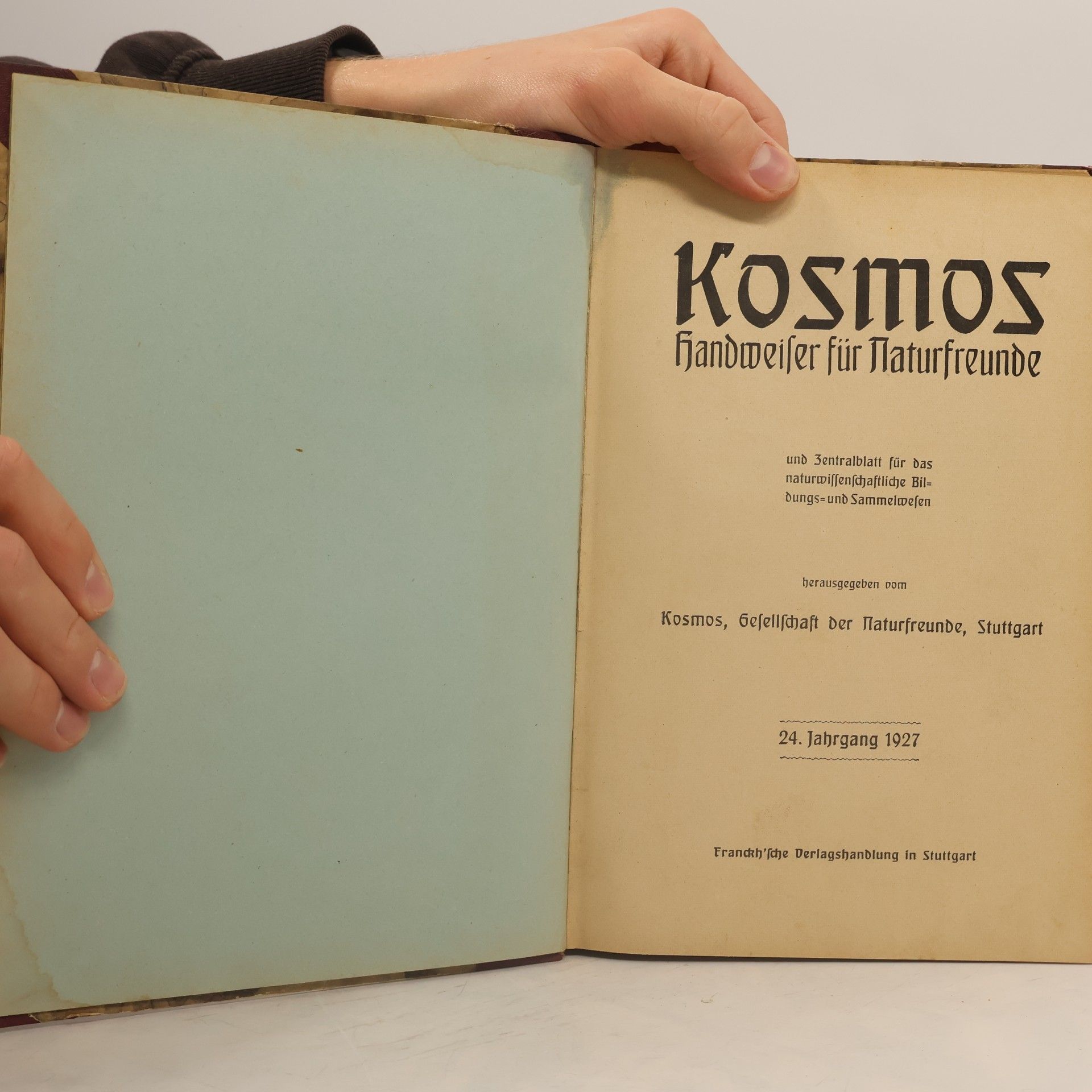 Autorenkollektiv Kosmos: Handweiser für Naturfreunde und Zentralblatt für das naturwissenschaftliche Bildungs- und Sammelwesen