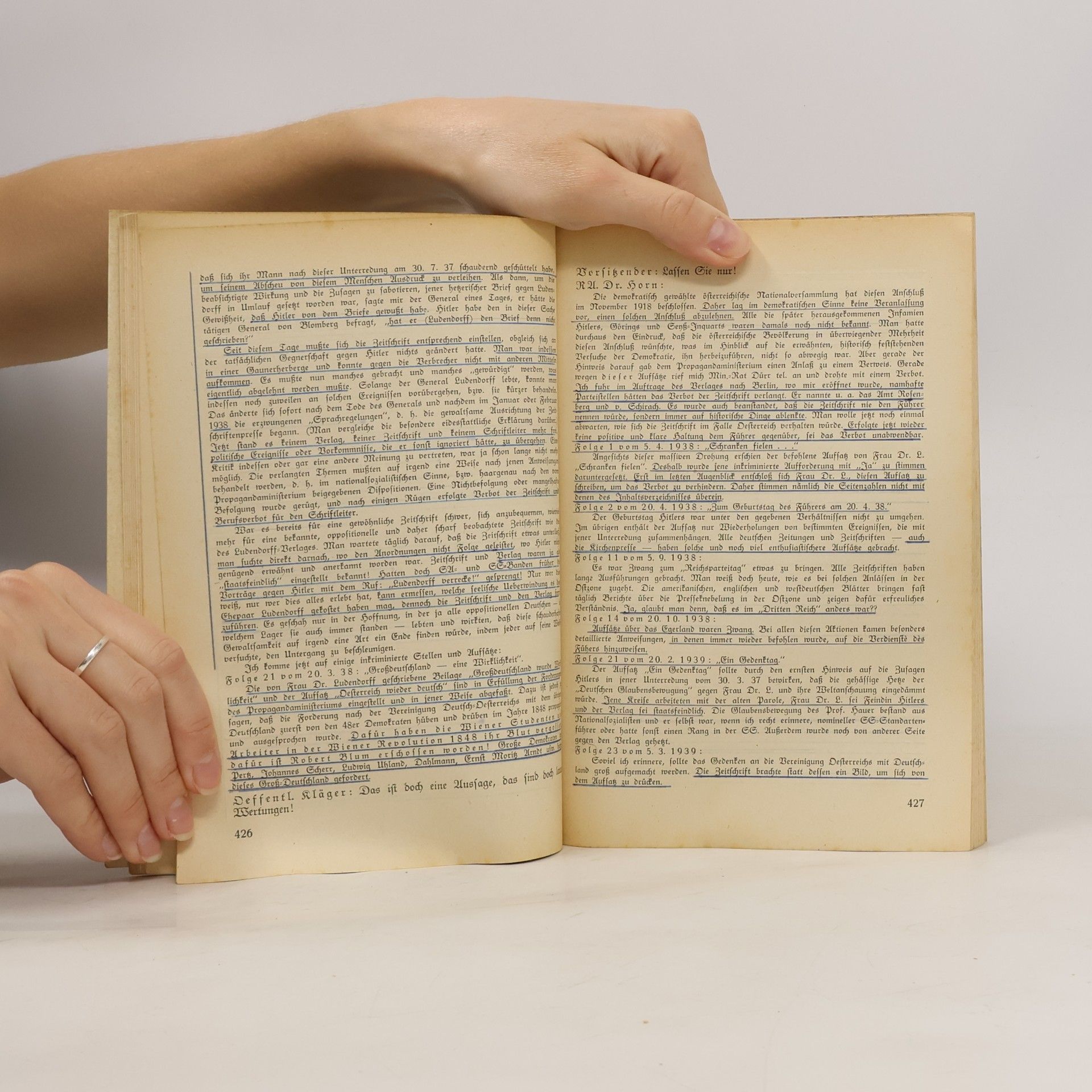 Various authors Spruchkammer-Verfahren gegen Dr. M. Ludendorff