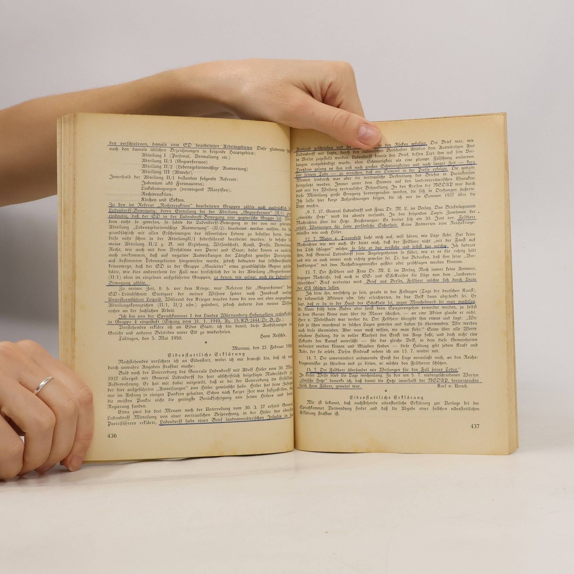 Various authors Spruchkammer-Verfahren gegen Dr. M. Ludendorff
