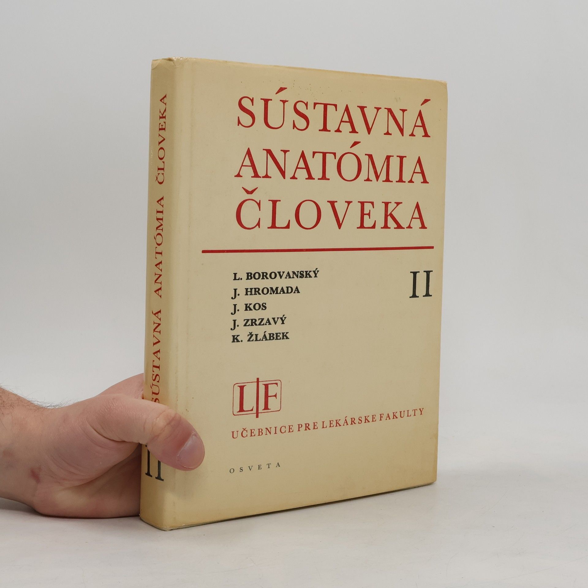 L. Borovanský Sústavná anatómia človeka II