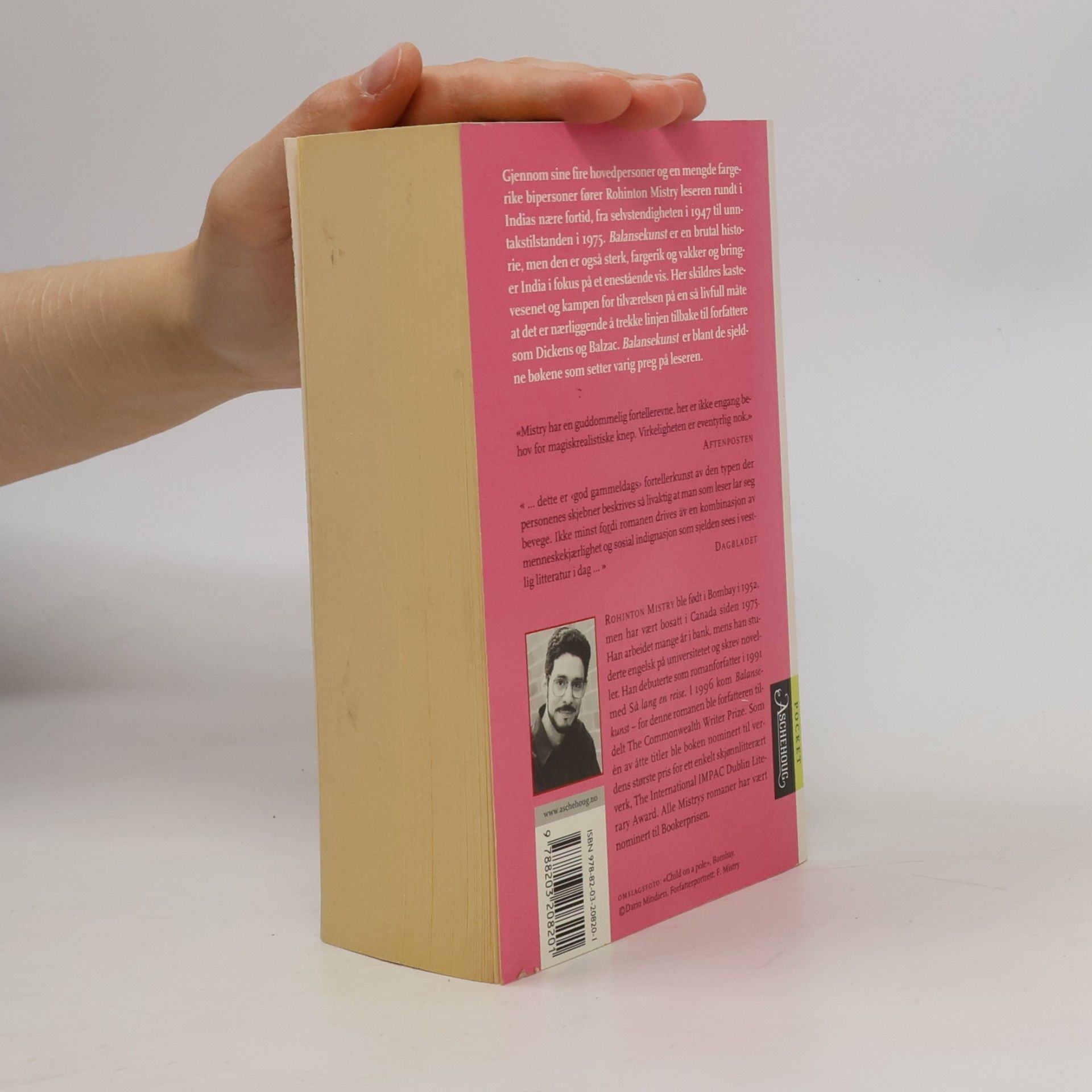 Rohinton Mistry Balansekunst