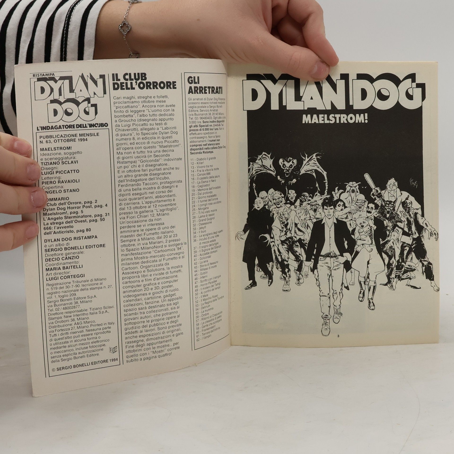 Tiziano Sclavi Dylan Dog n. 63