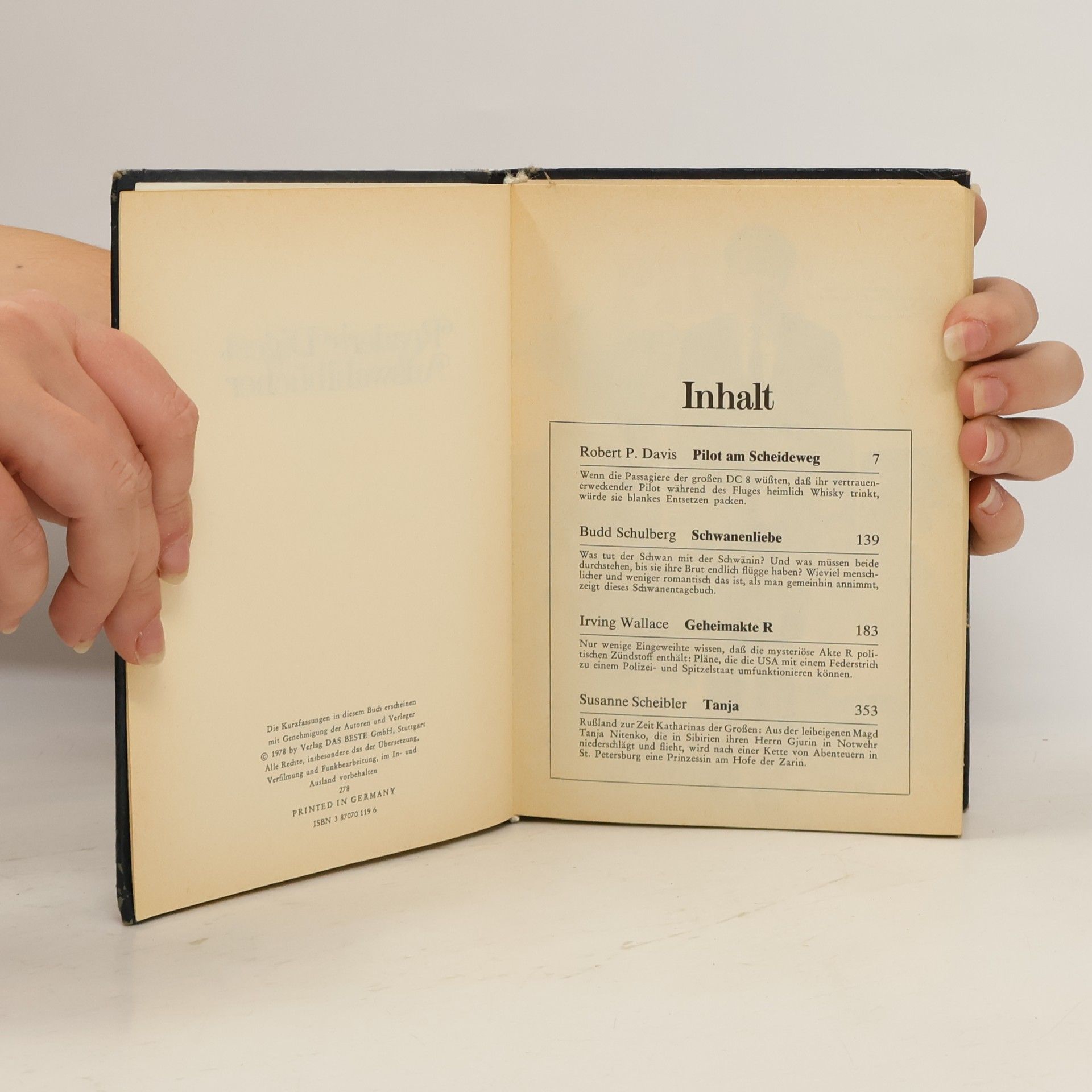 Autorenkollektiv Reader´s Digest Auswahlbücher