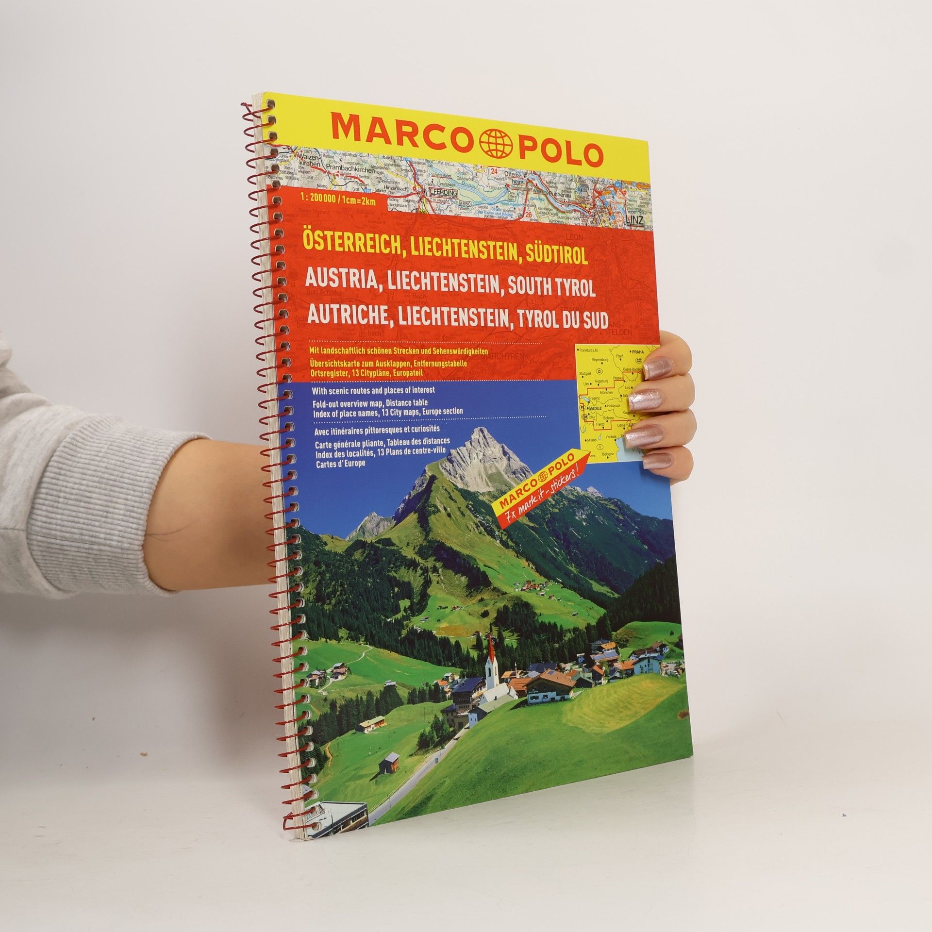 Marco Polo Reiseatlas Österreich, Liechtenstein, Südtirol. Austria, Liechtenstein, South Tyrol. Autriche, Liechtenstein, Tyrol d
