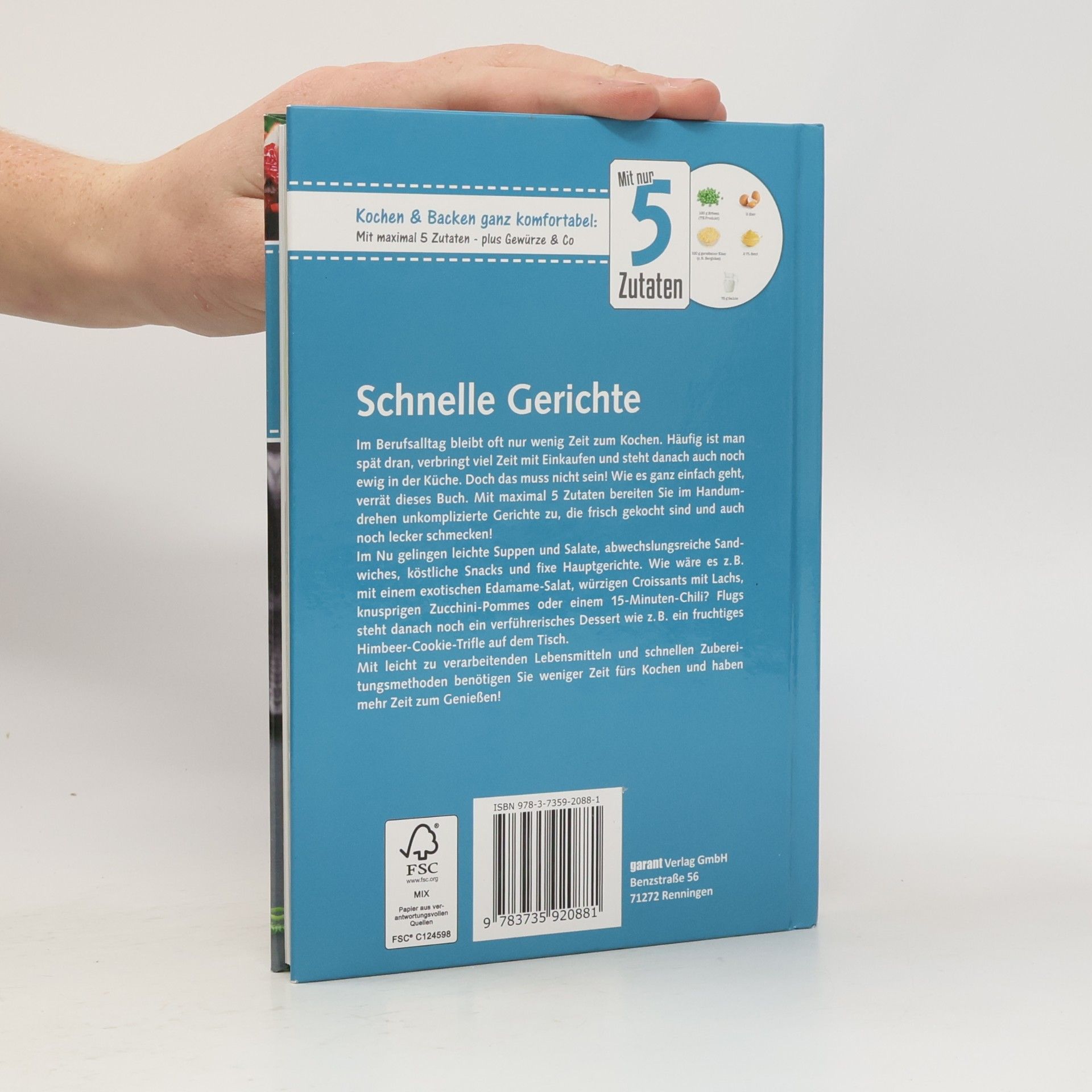 Kolektív autorov 5 Zutaten Schnelle Gerichte