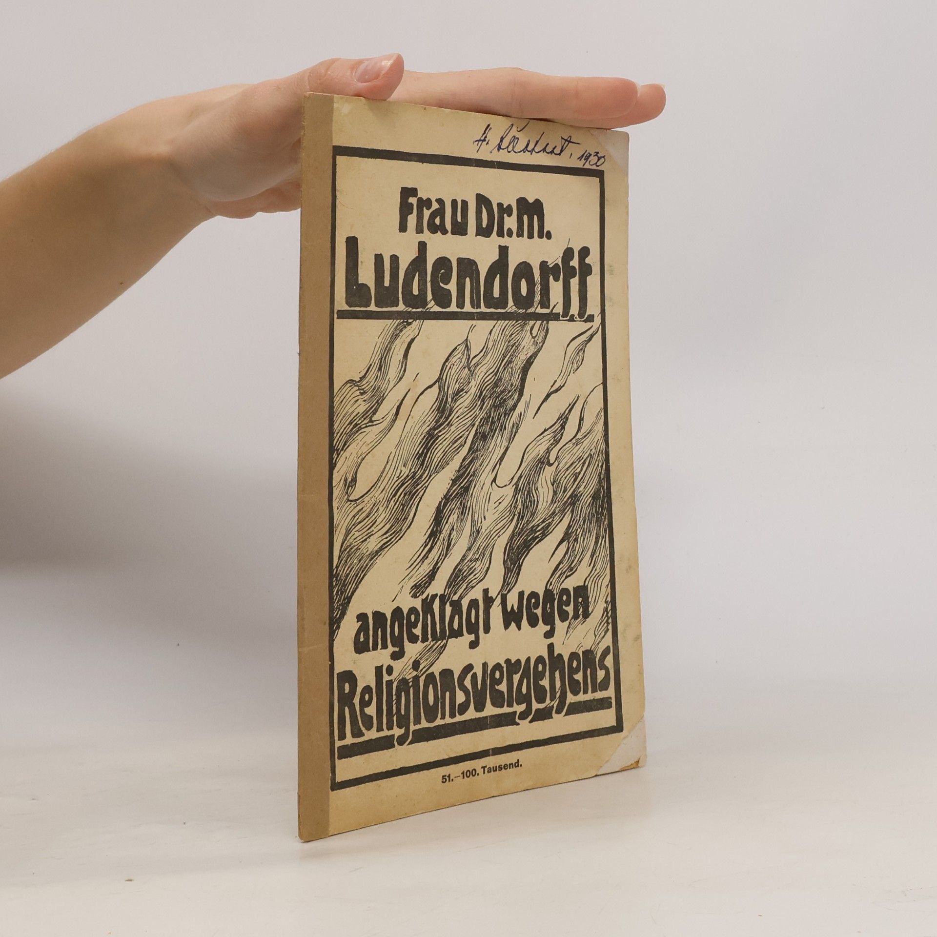 Dr. Mathilde Ludendorff Angeklagt wegen Religionsvergehens