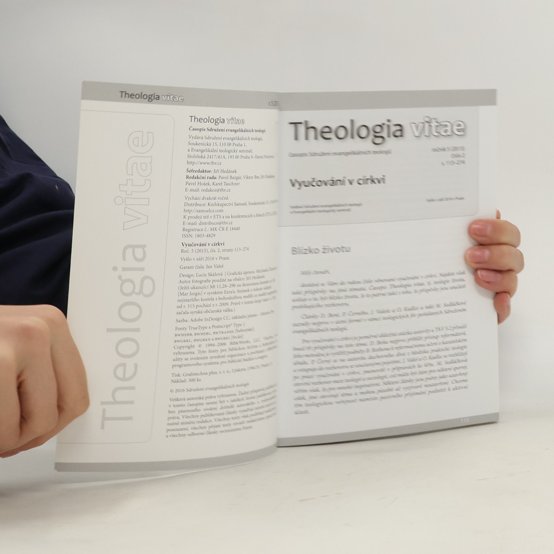Kolektiv autorů Theologia vitae 2/2015
