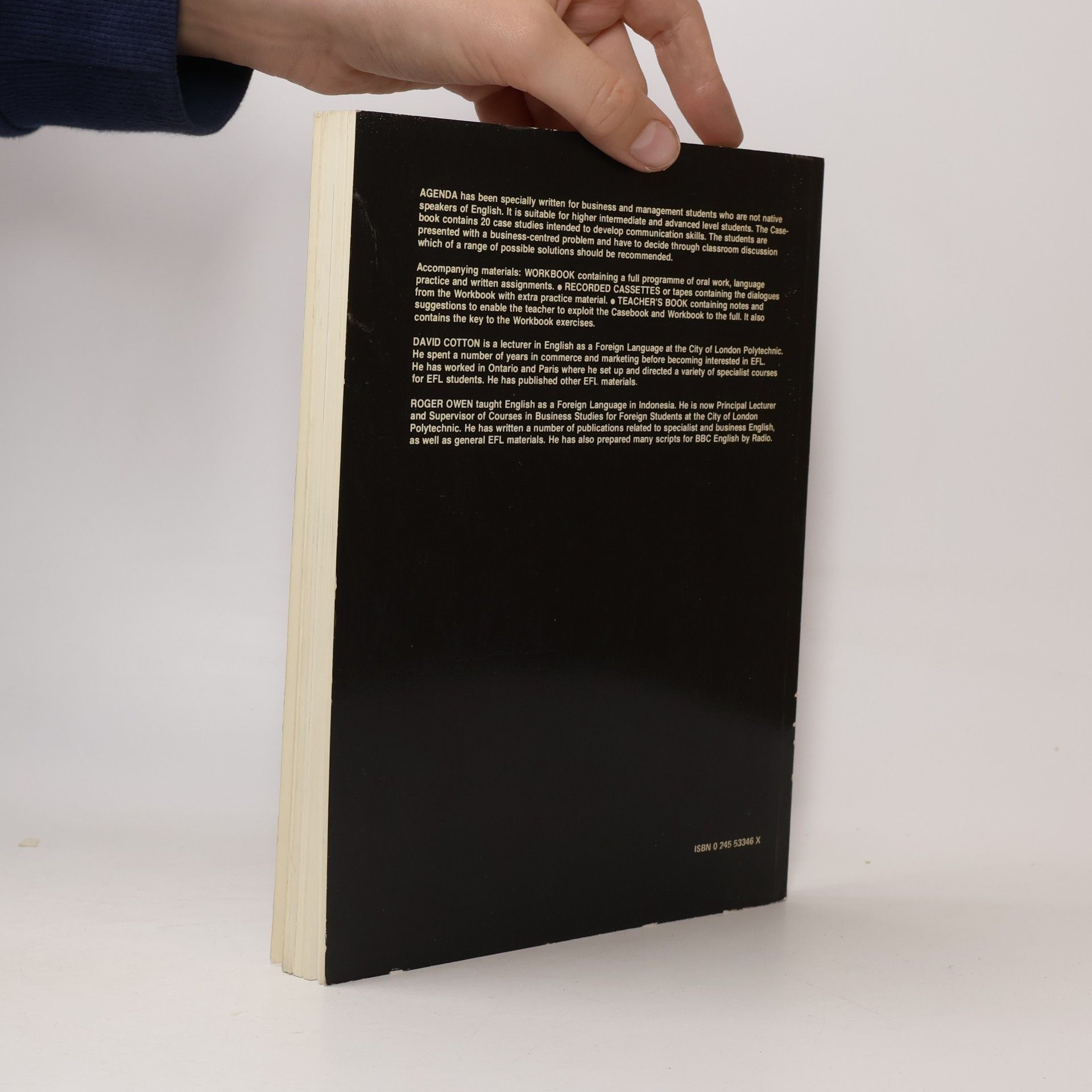 Roger Owen Harrap's Agenda: Casebook