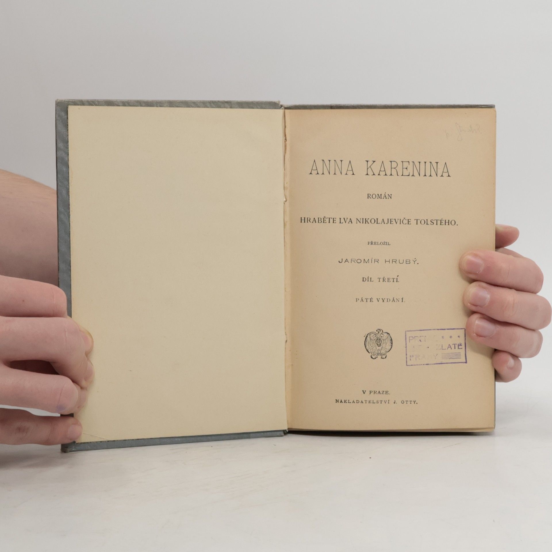 Lew Nikolajewitsch Tolstoi Anna Karenina. Díl třetí
