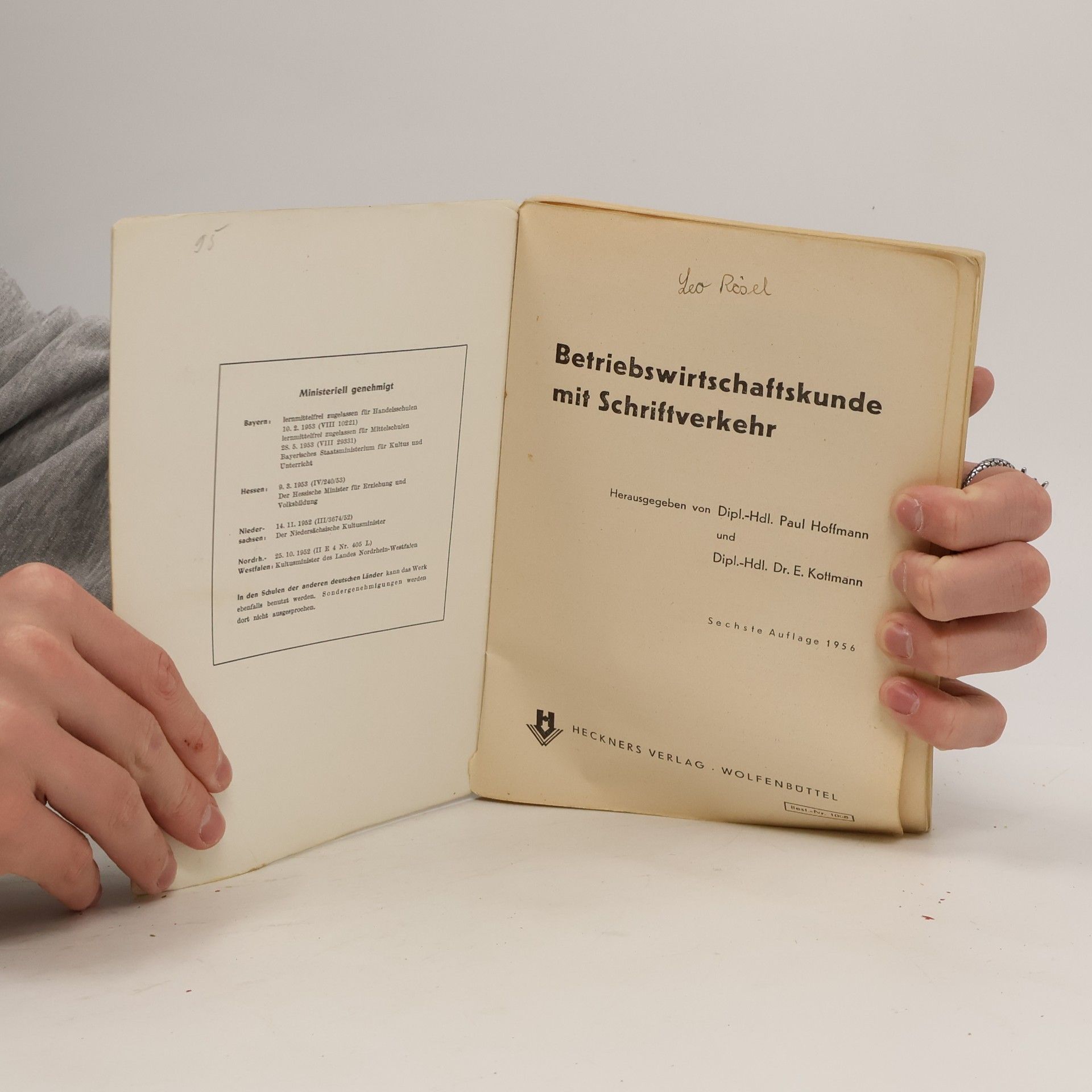 Autorenkollektiv Betriebswirtschaftskunde mit Schriftverkehr