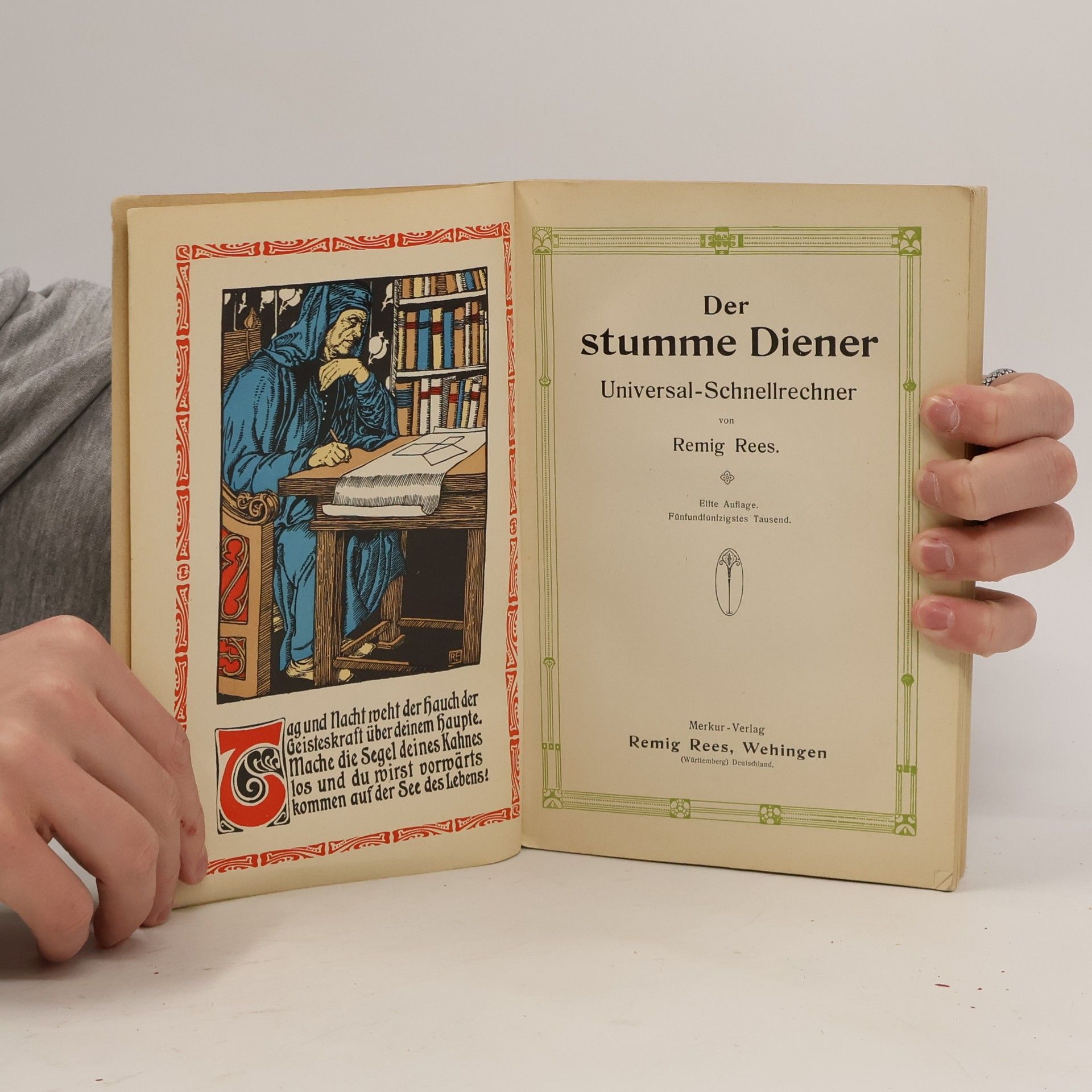 Remig Rees Universal-Schnellrechner Der stumme Diener
