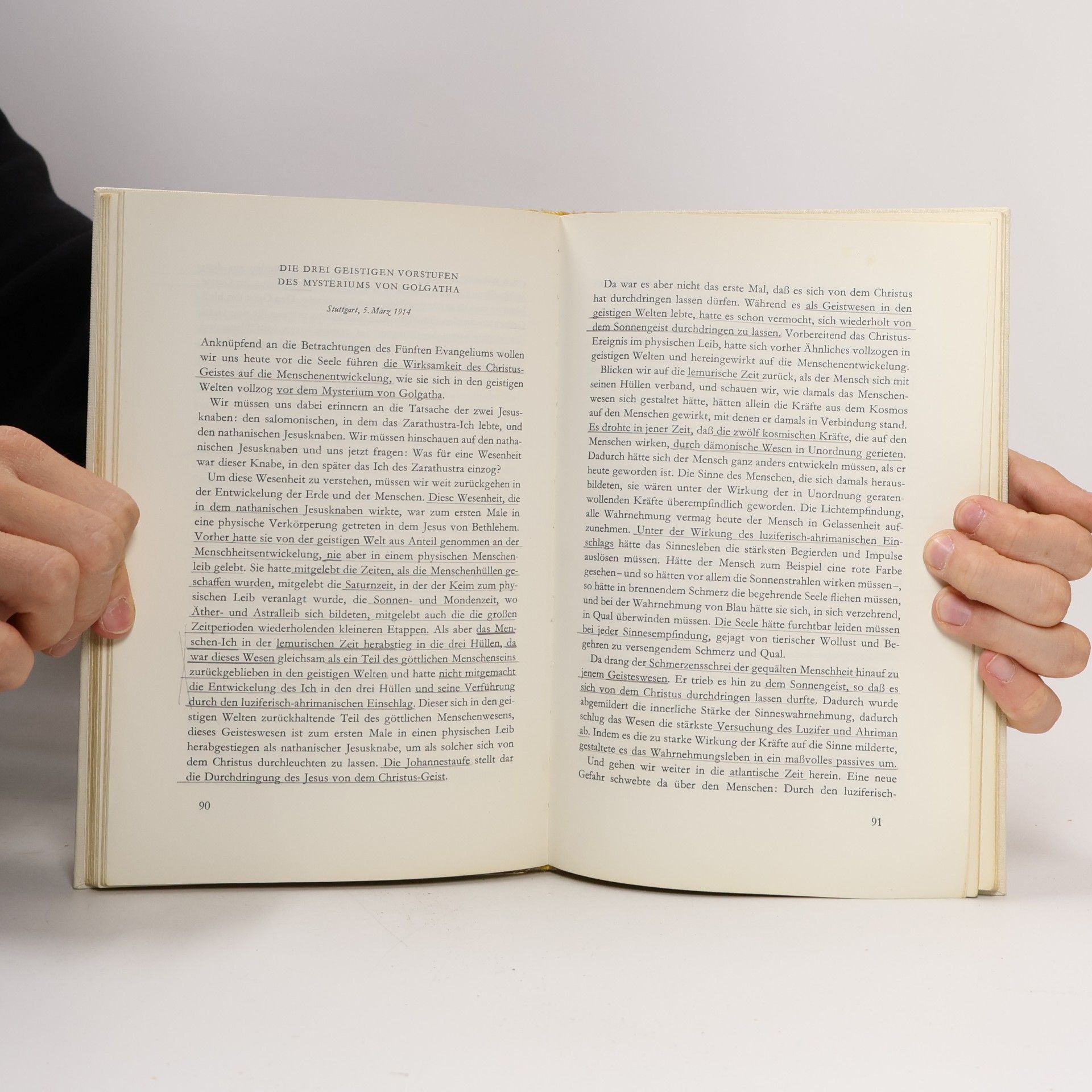 Rudolf Steiner Vorstufen zum Mysterium von Golgatha